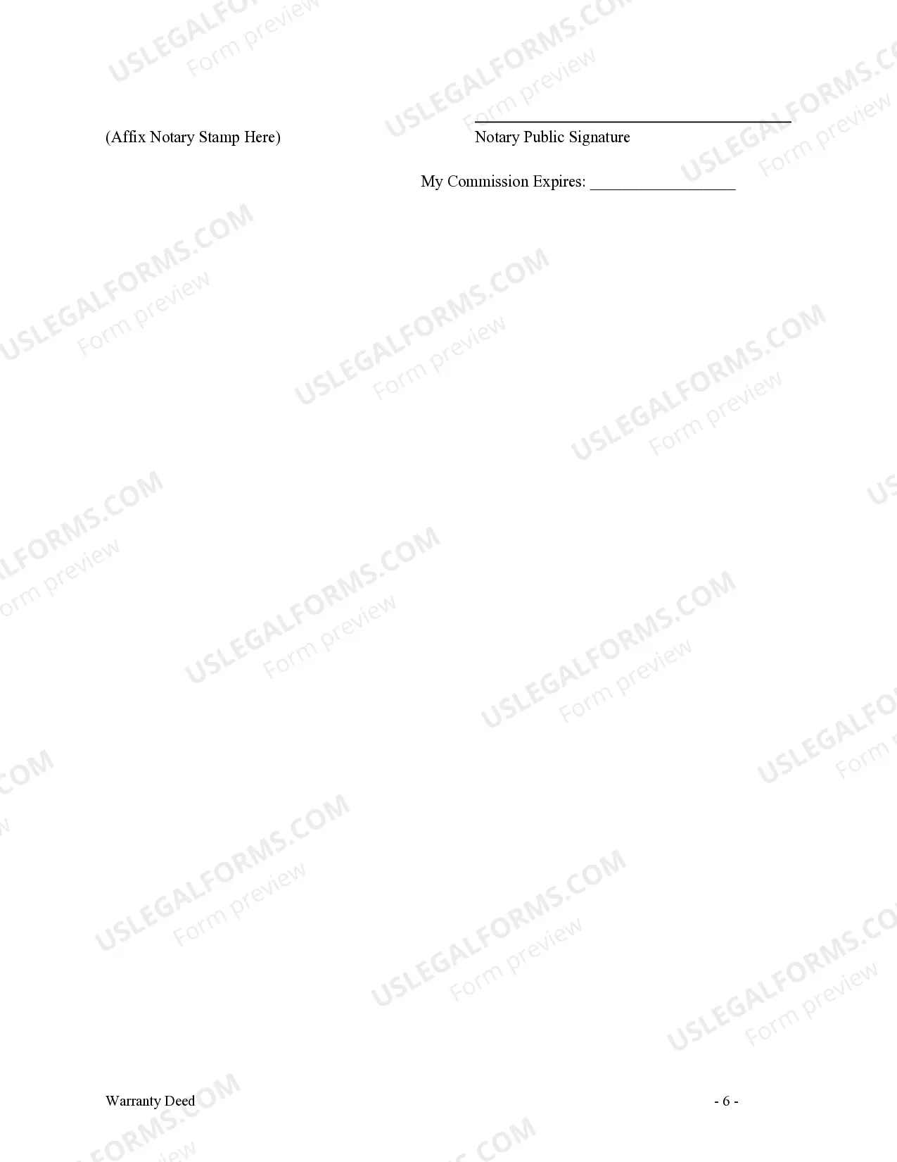 Preview Warranty Deed from Husband and Wife to Husband and Wife