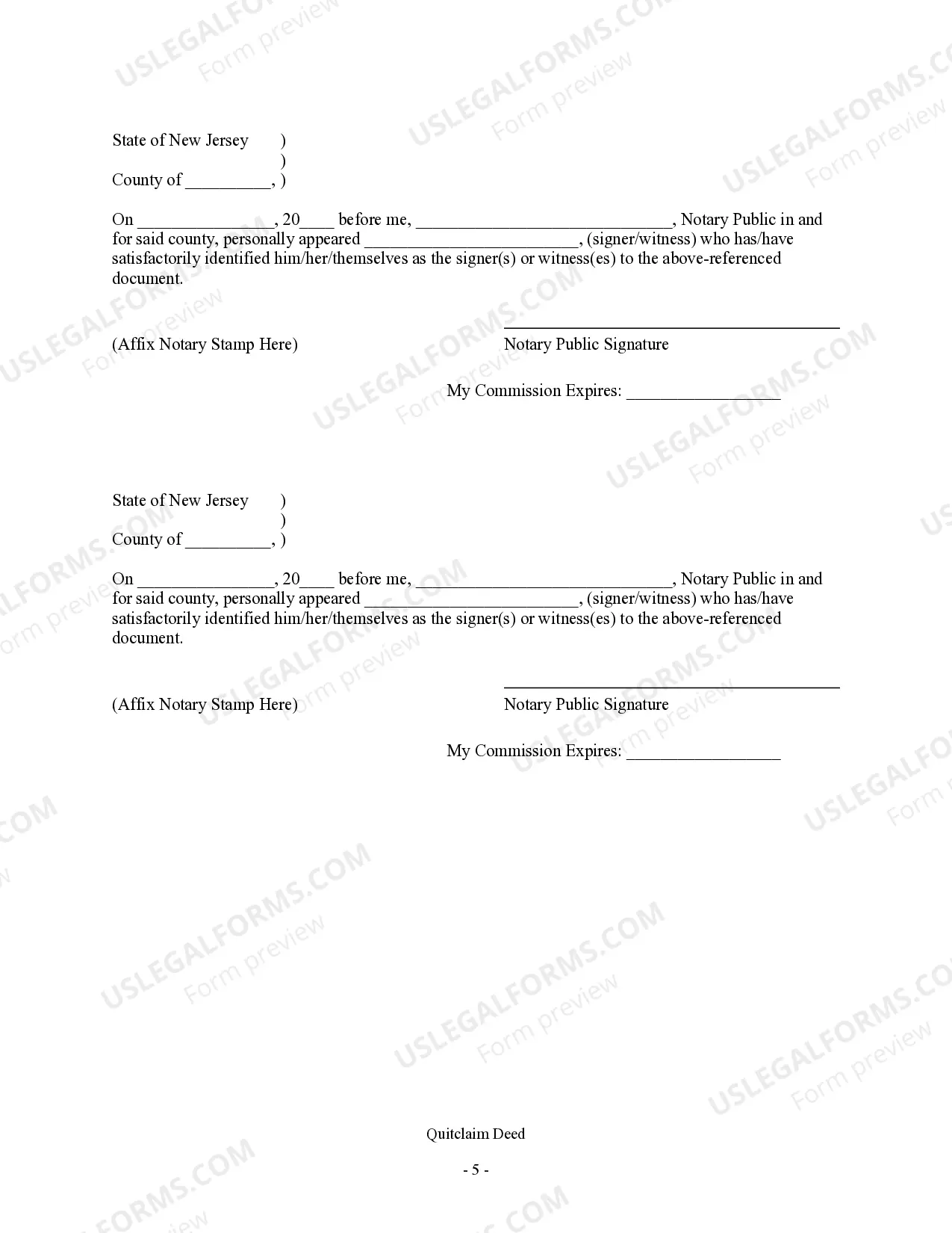Preview Quitclaim Deed - Three Individuals to Husband and Wife