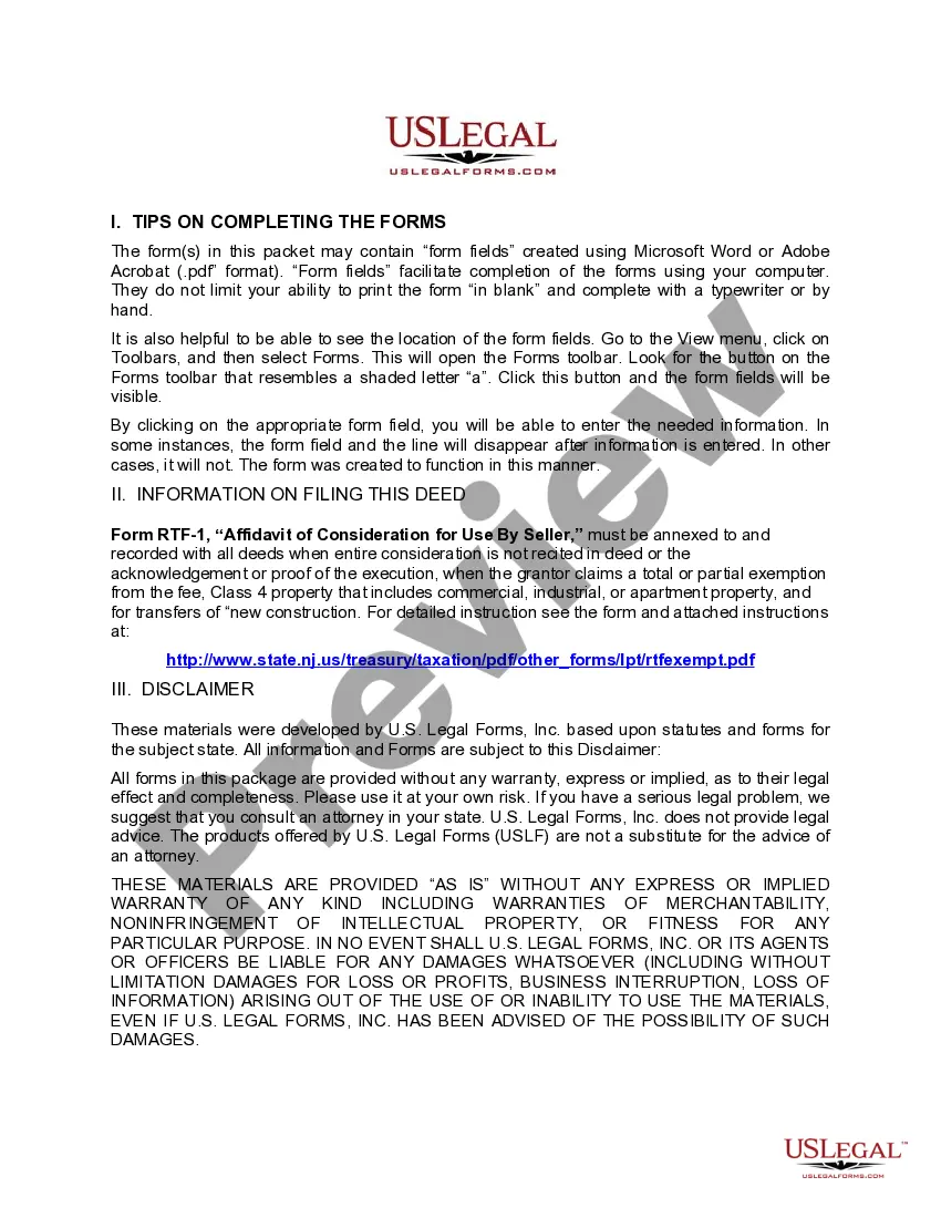 Preview Quitclaim Deed from a Trust to a Trust