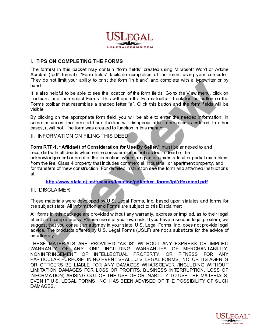 Preview Quitclaim Deed - Trust to Business Entity