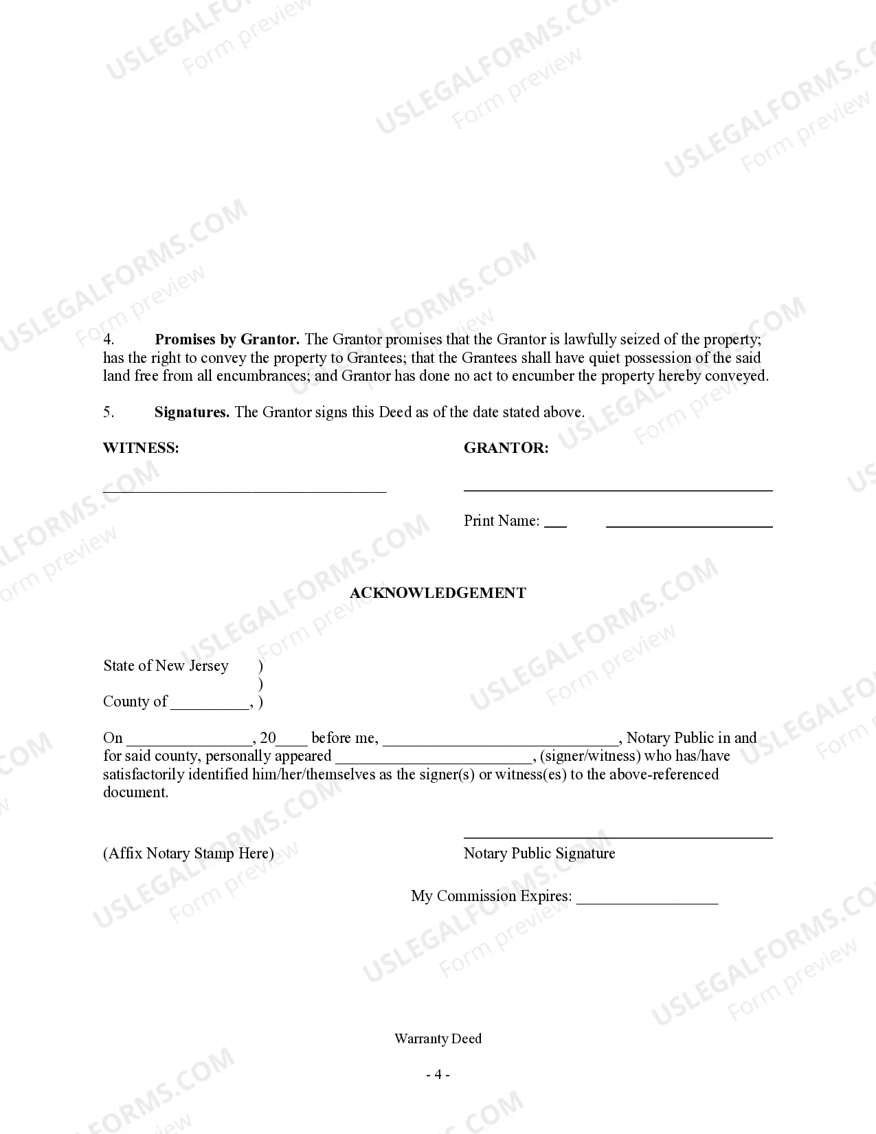 Preview Warranty Deed - Individual to Two Individuals