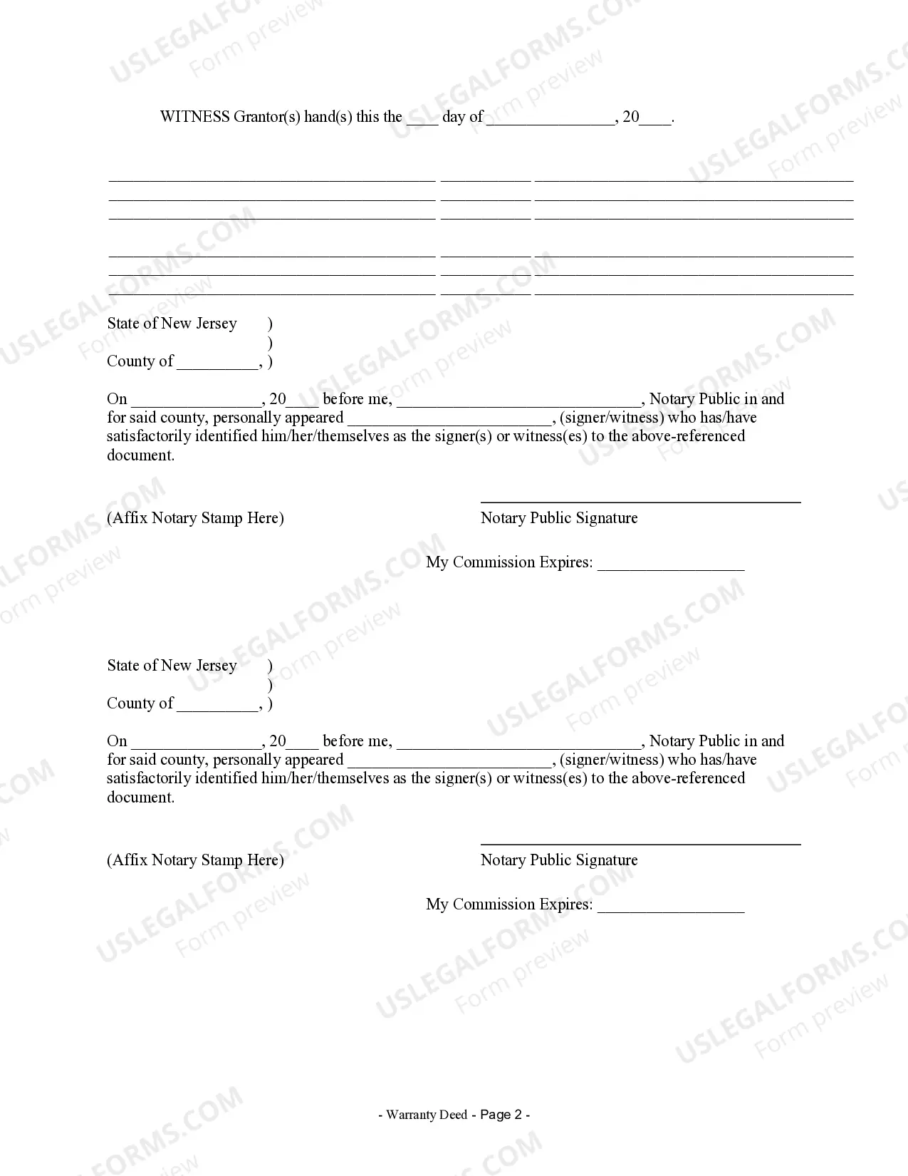 Preview Warranty Deed from Husband and Wife to LLC