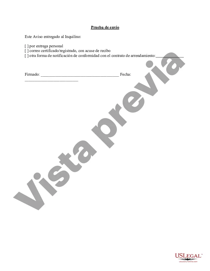 Preview Carta del Propietario al Inquilino donde la Queja del Inquilino fue causada por un acto deliberado o negligente del Inquilino o del invitado del Inquilino