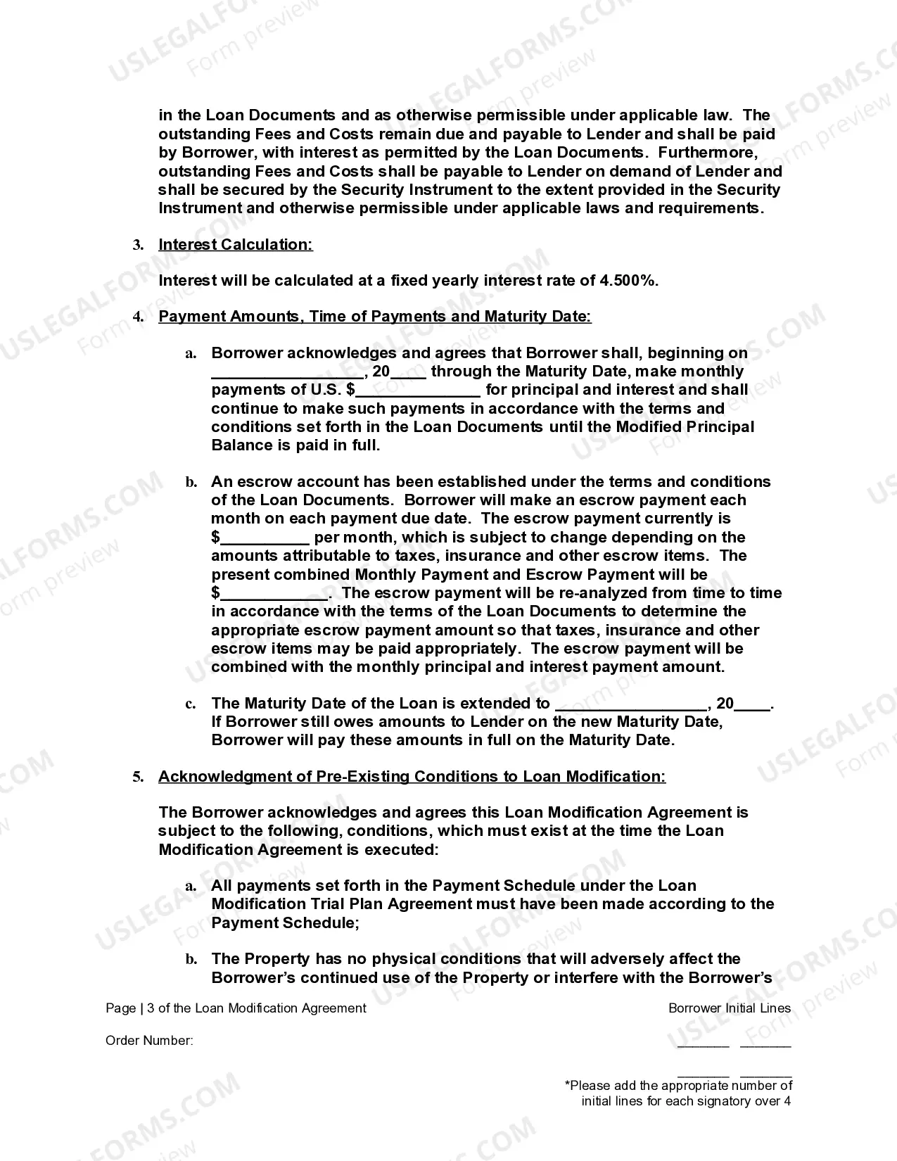 Preview Loan Modification Agreement For Fixed Rate Loan