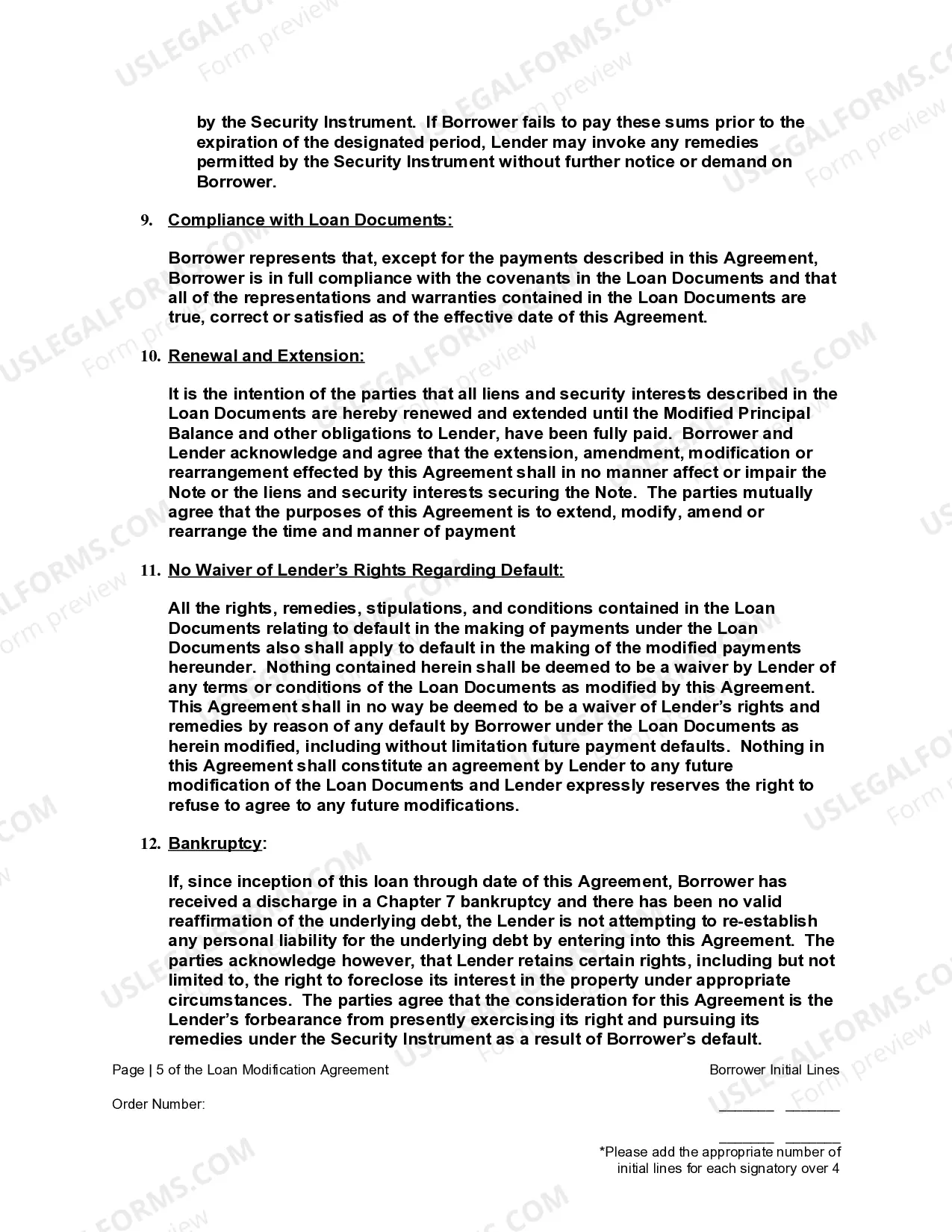 Preview Loan Modification Agreement For Fixed Rate Loan