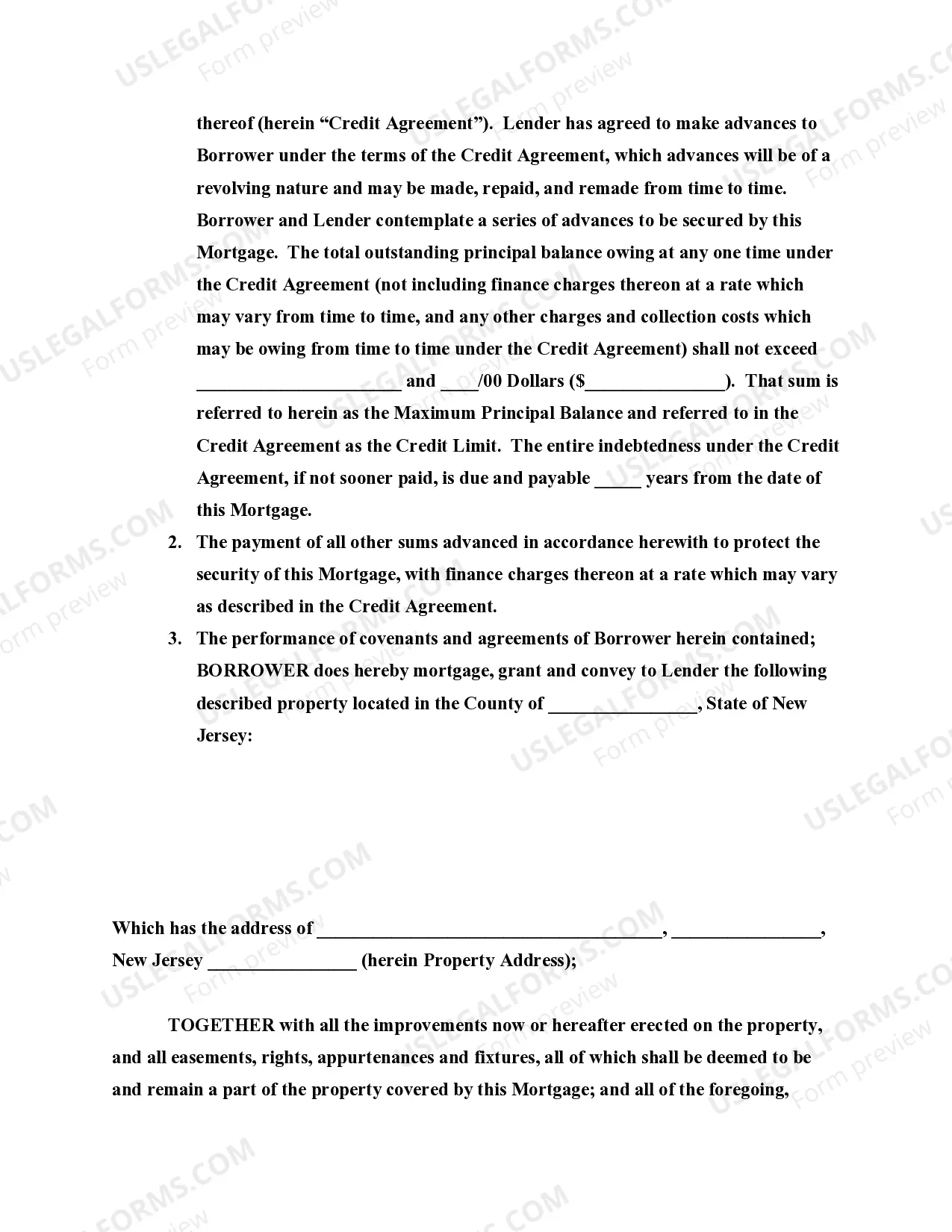 Preview Revolving Credit Mortgage