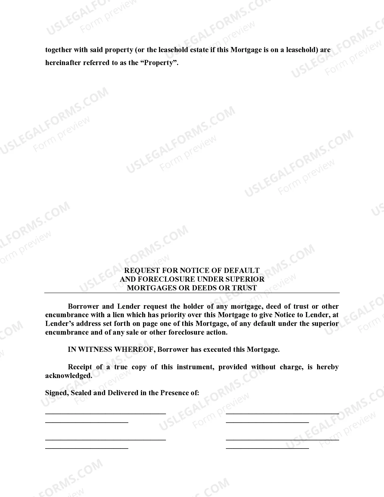 Preview Revolving Credit Mortgage
