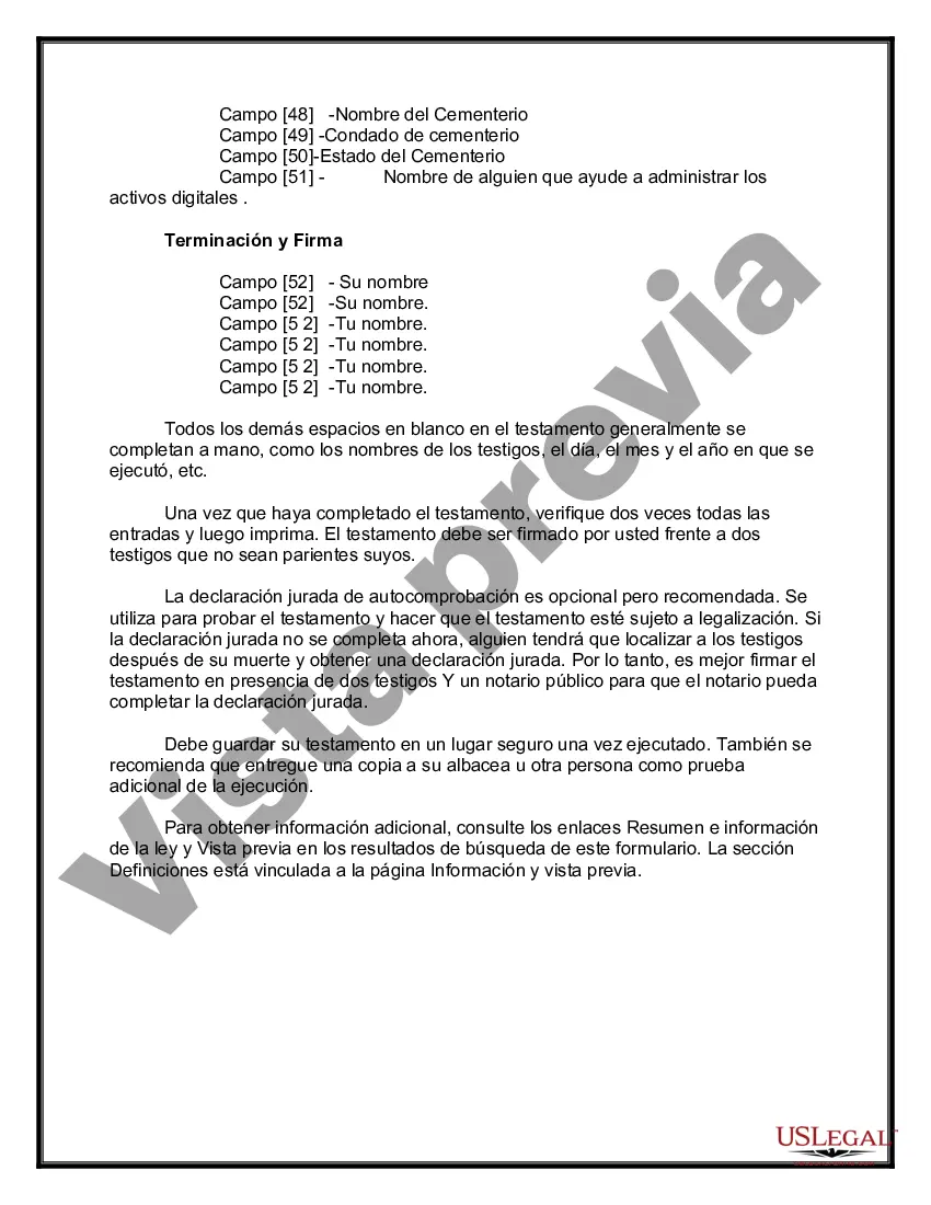 Preview Testamentos Mutuos o Últimas Voluntades y Testamentos para Personas Solteras que conviven con Hijos Menores