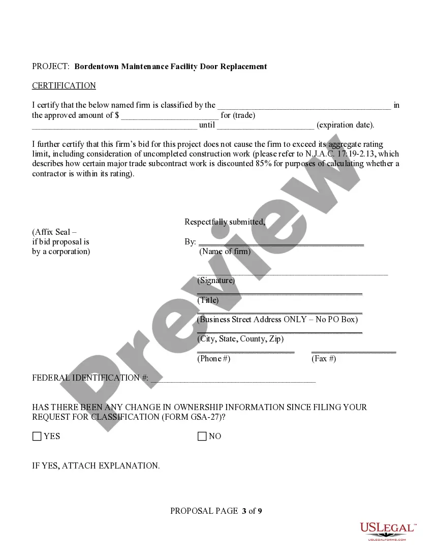 Get Informal Bid Proposal Form Preview Informal Bid Proposal Form