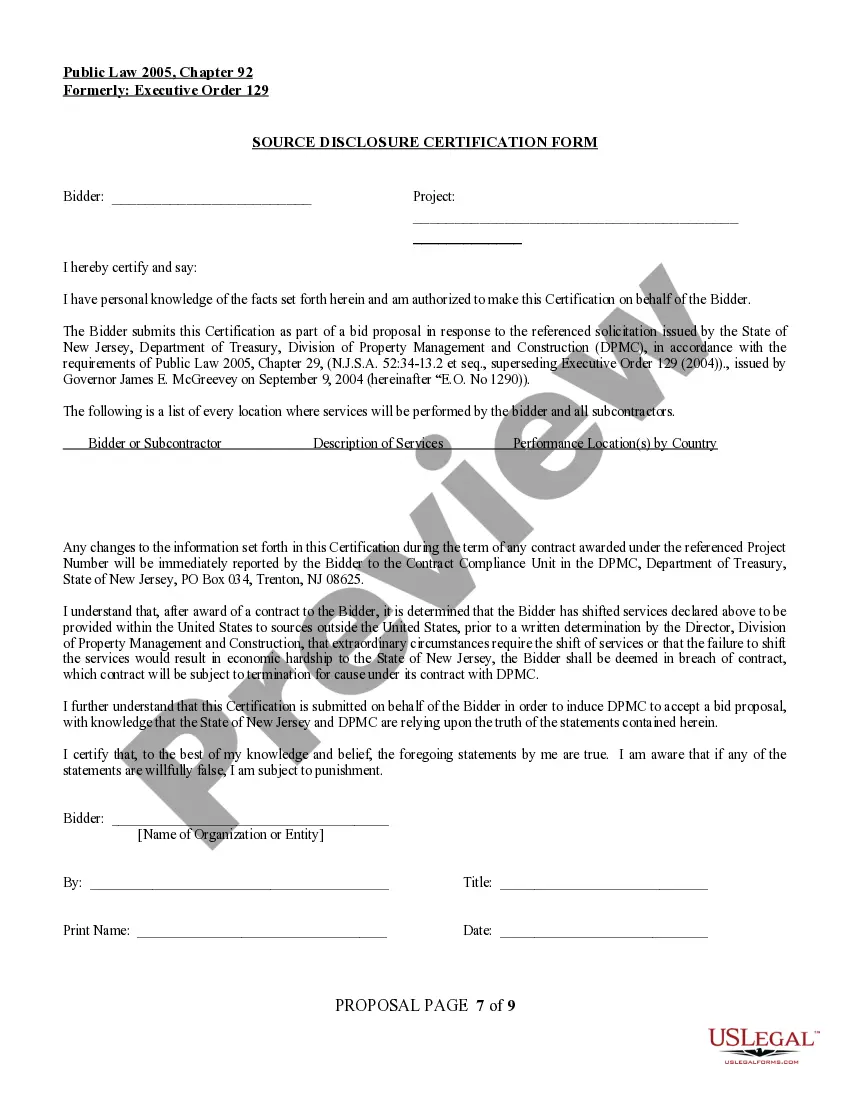 Get Informal Bid Proposal Form Preview Informal Bid Proposal Form