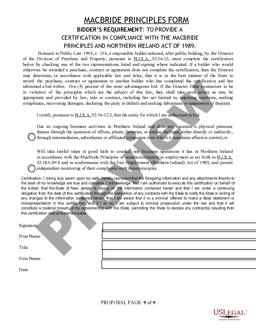 Get Informal Bid Proposal Form Preview Informal Bid Proposal Form
