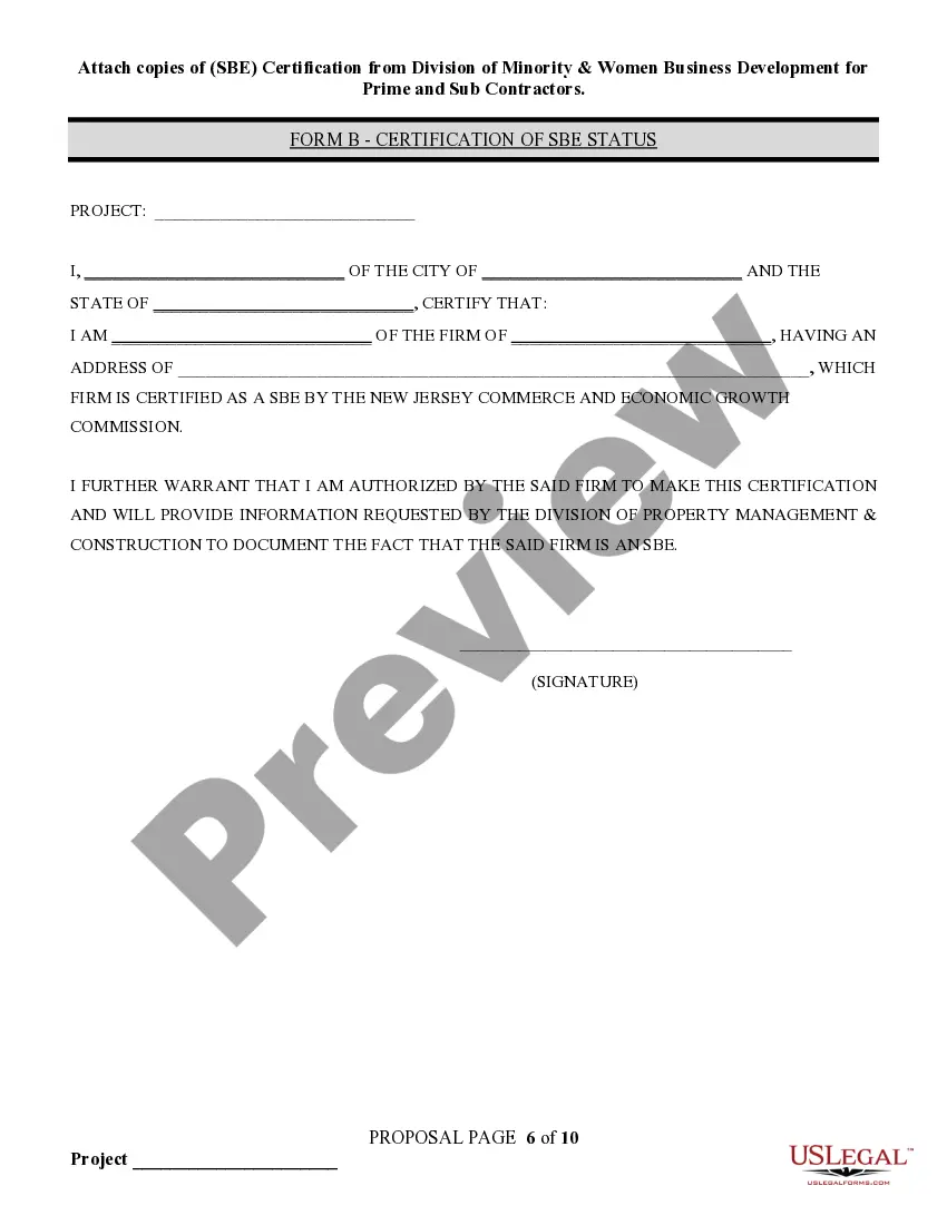 Get Informal Bid Proposal Form Preview Informal Bid Proposal Form