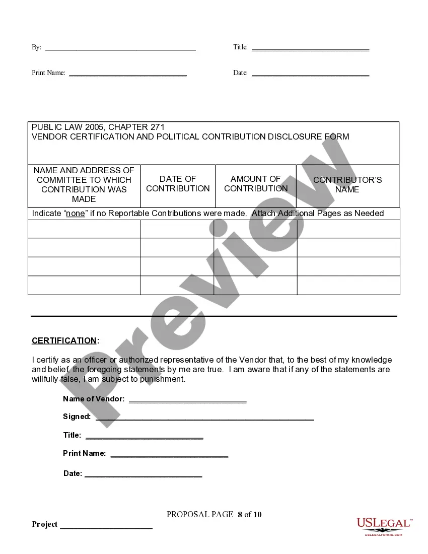 Get Informal Bid Proposal Form Preview Informal Bid Proposal Form
