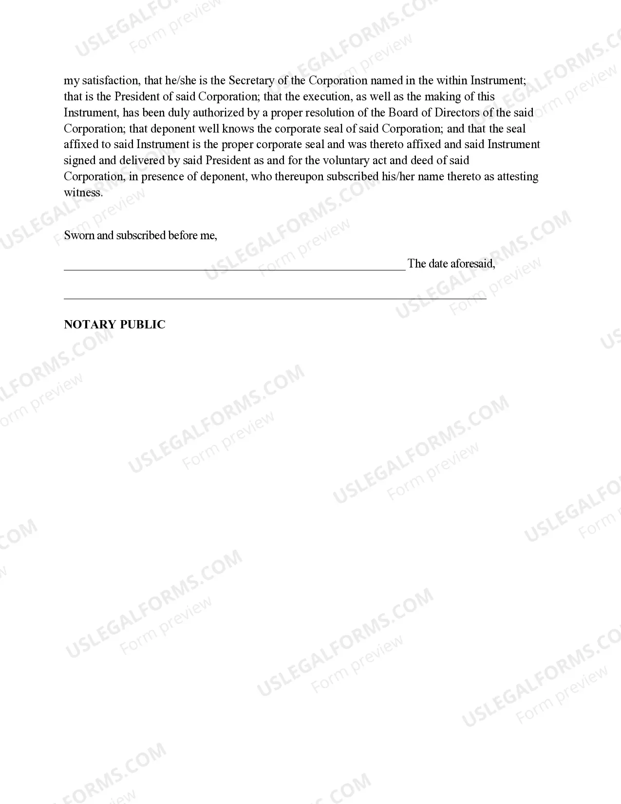 Preview Assignment of Mortgage