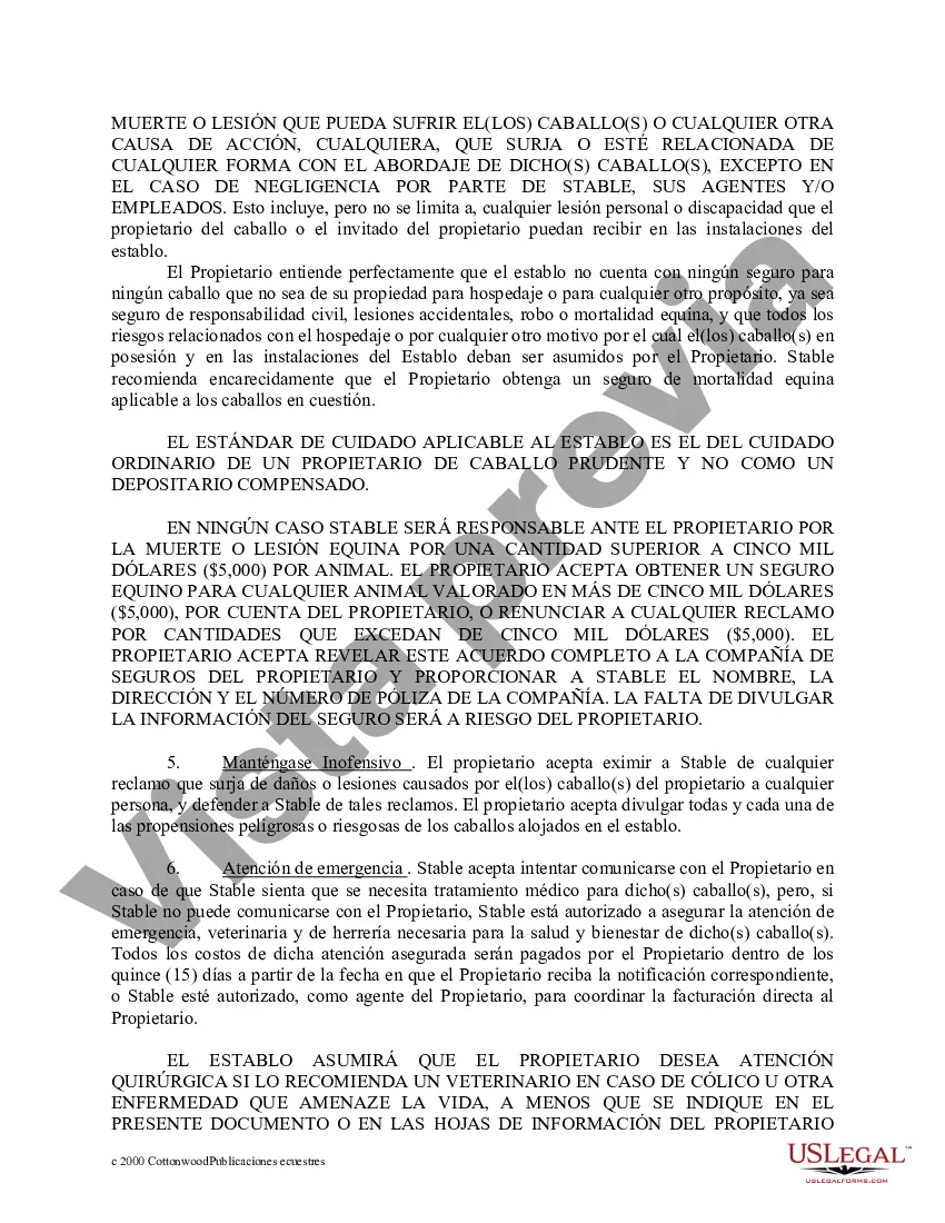 Preview Paquete de formularios equinos de caballos de Nueva Jersey