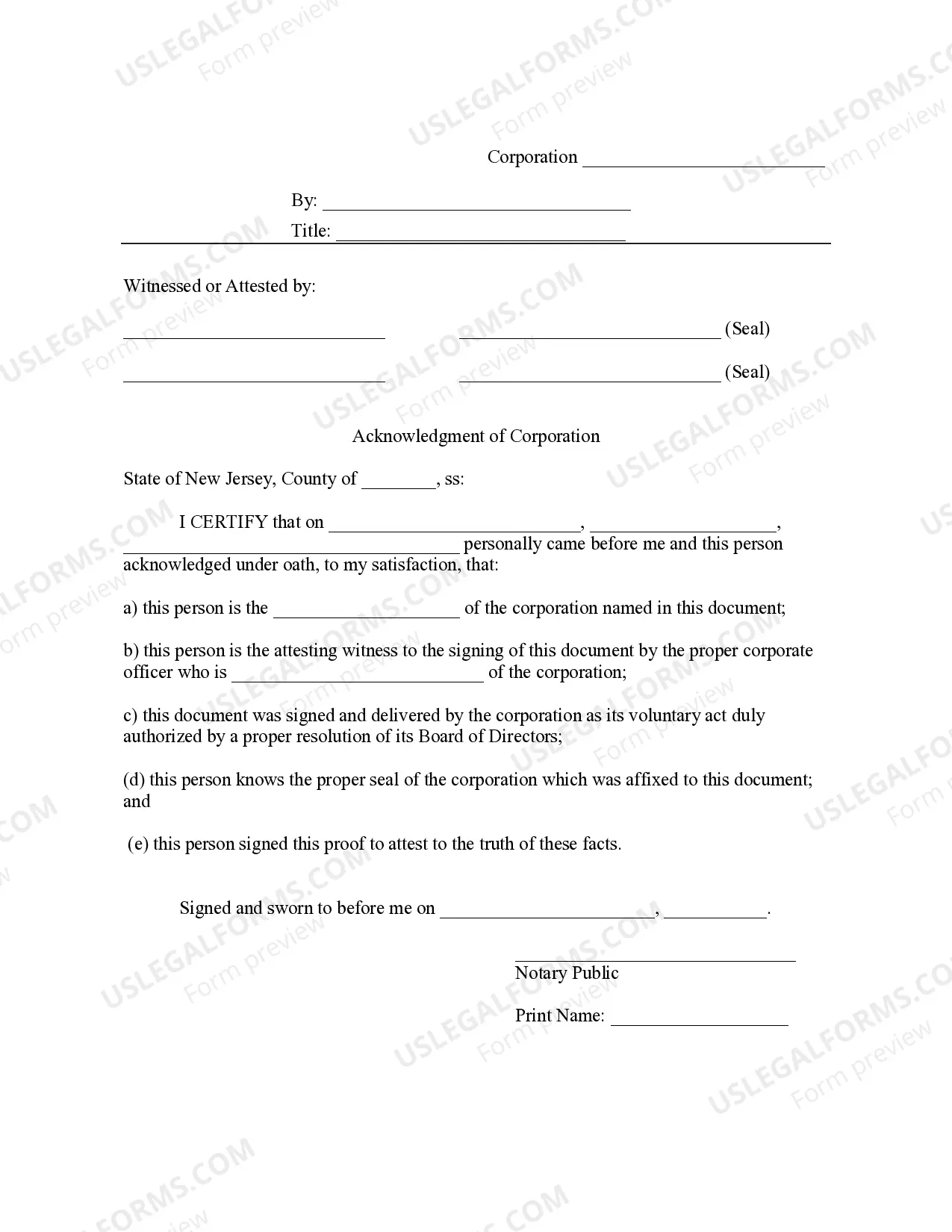 Preview Bill of Sale with Warranty for Corporate Seller