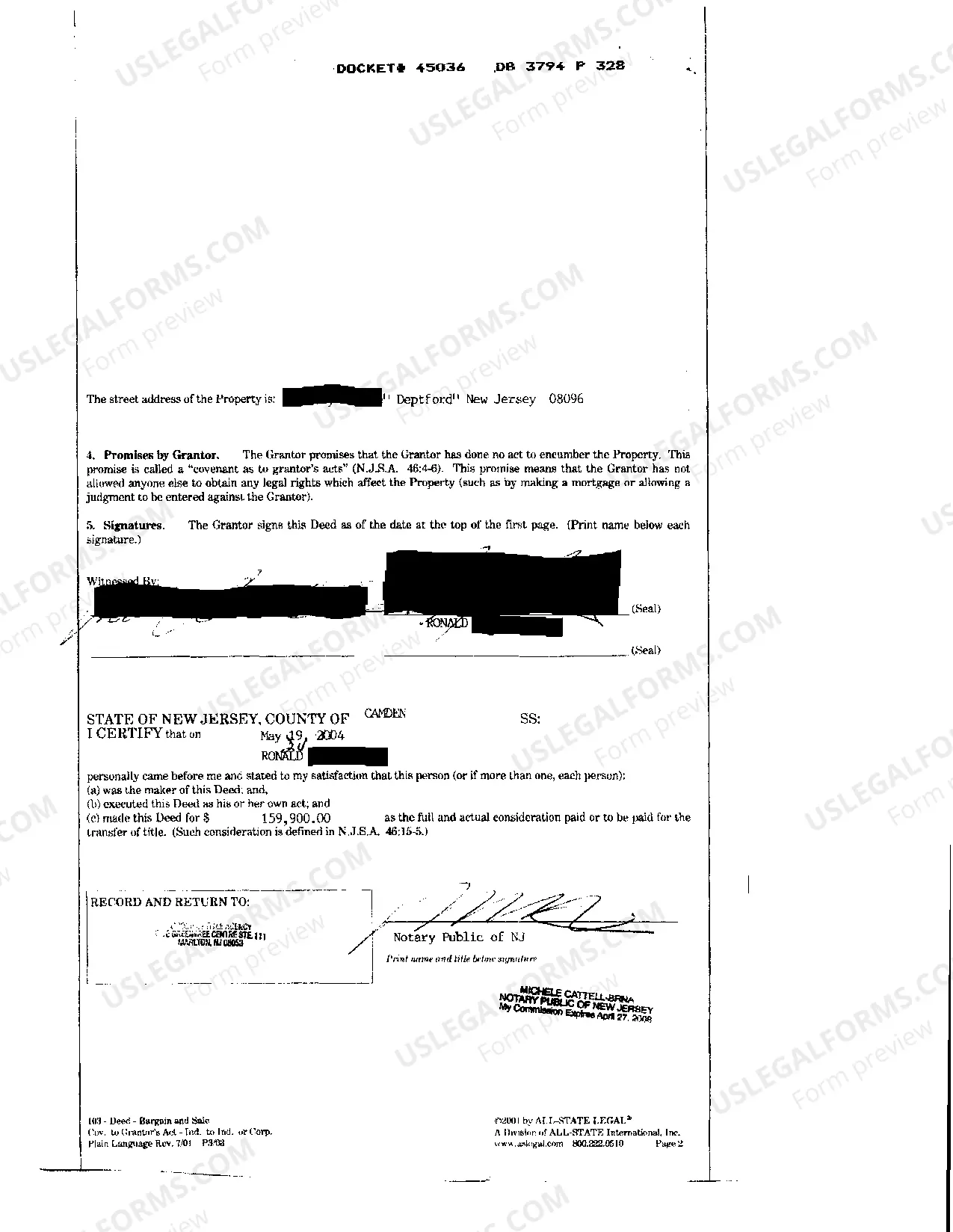 Preview Deed between individual and married couple