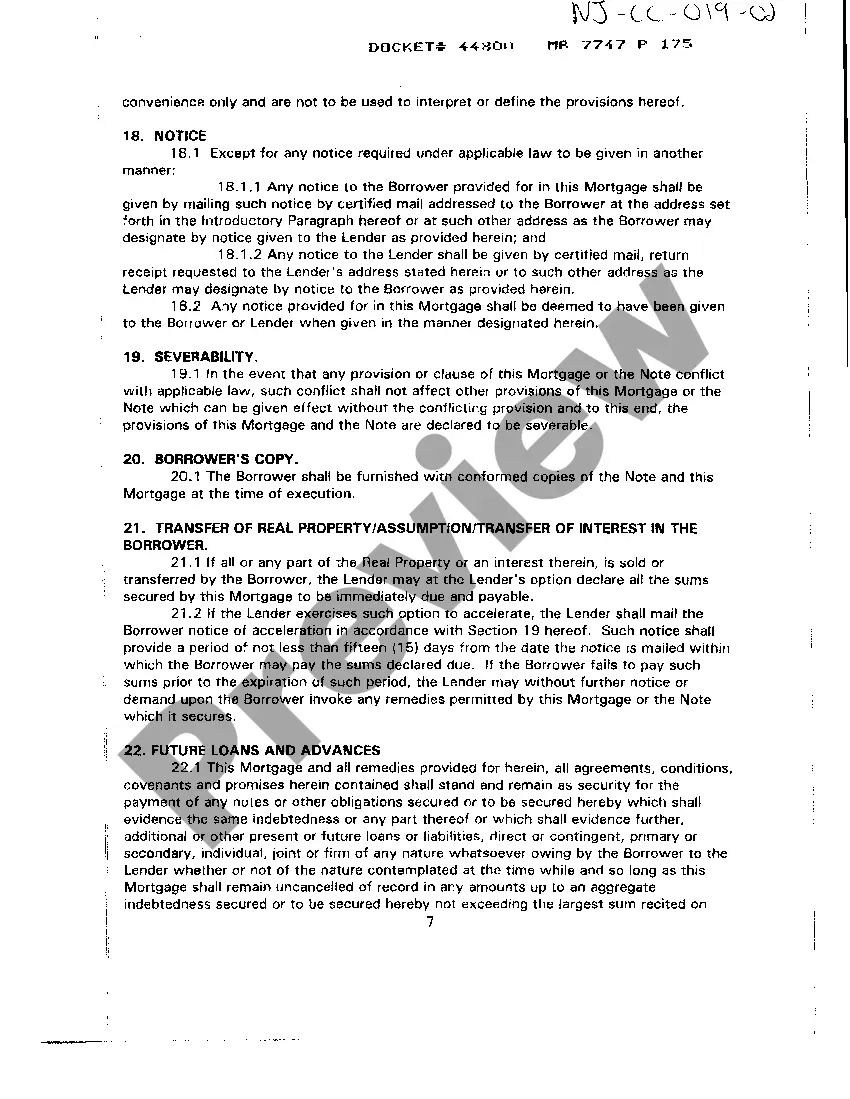 Preview A01 Mortgage and Security Agreement - part 1