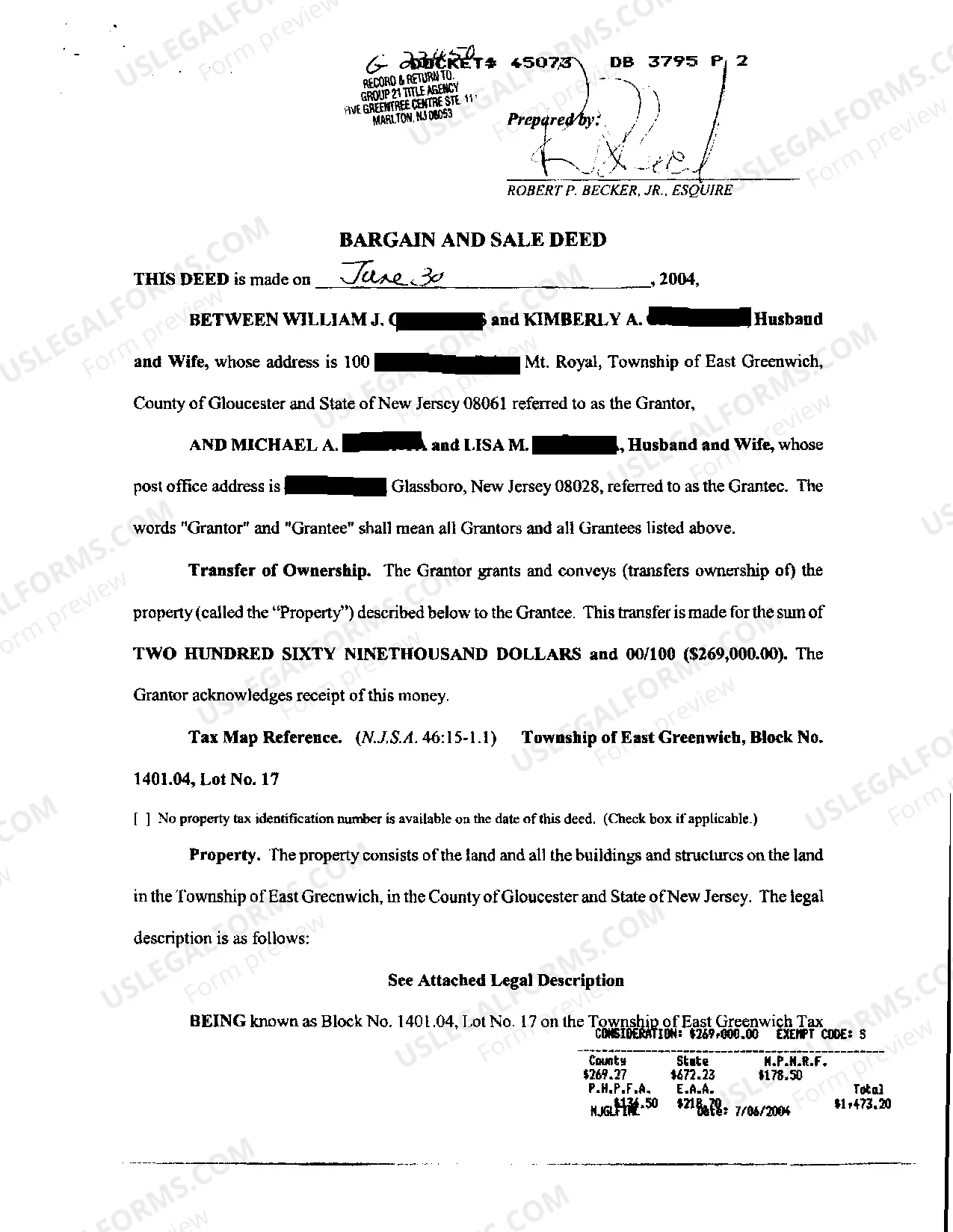 Preview Bargain and Sale Deed for Property