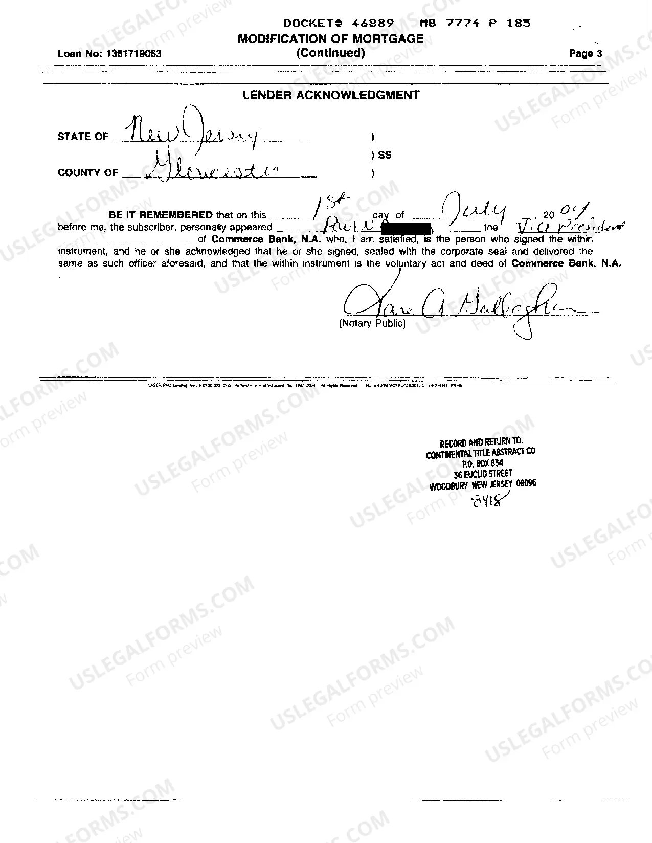 Preview Modification Of Mortgage