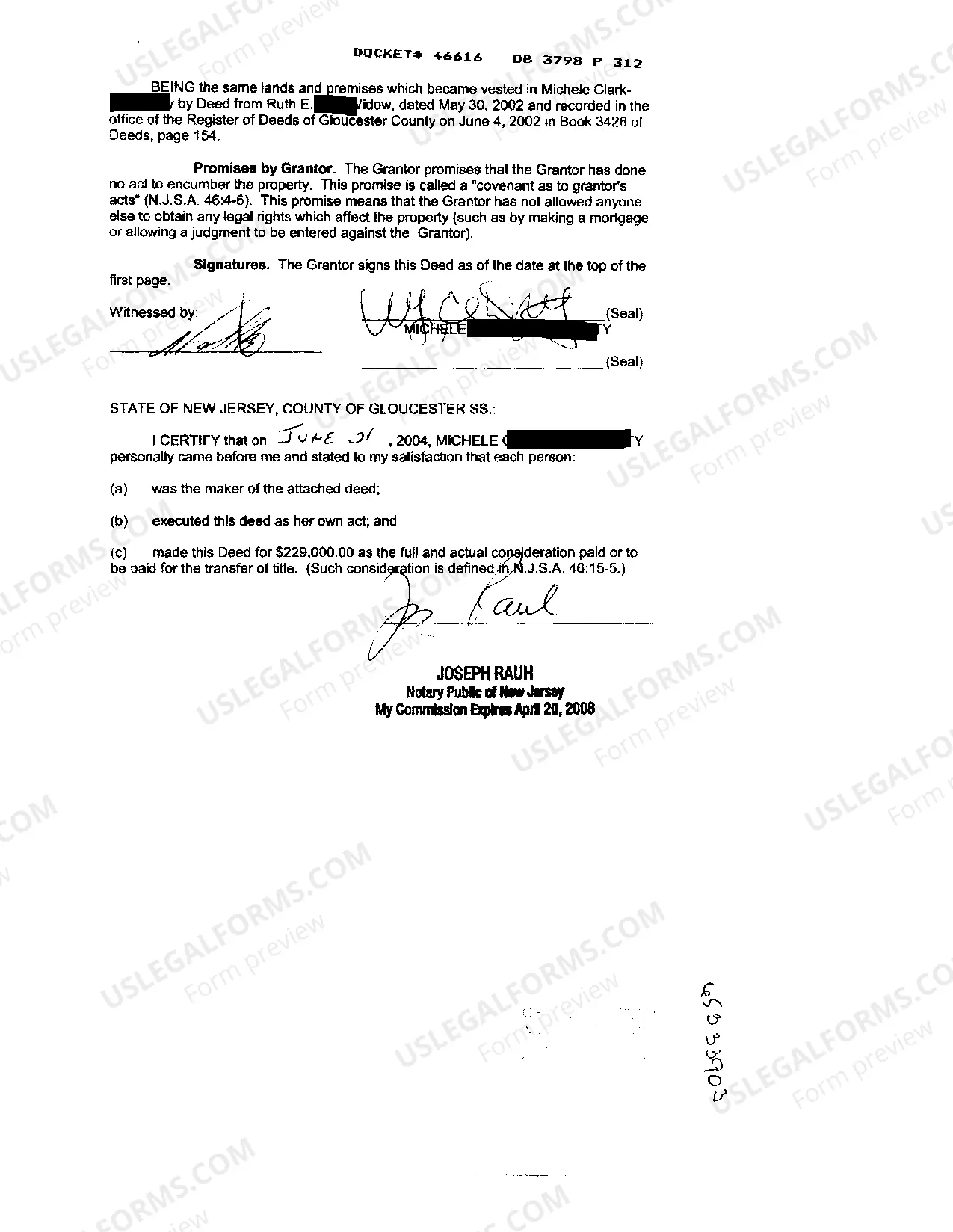 Preview Bargain and Sale Deed With Covenants Against Grantors Acts