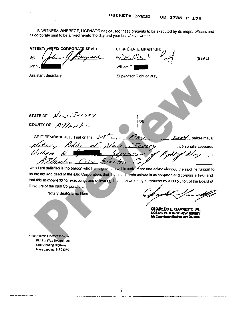 Preview A01 License Agreement for Construction upon Portion of Right of way - part 1