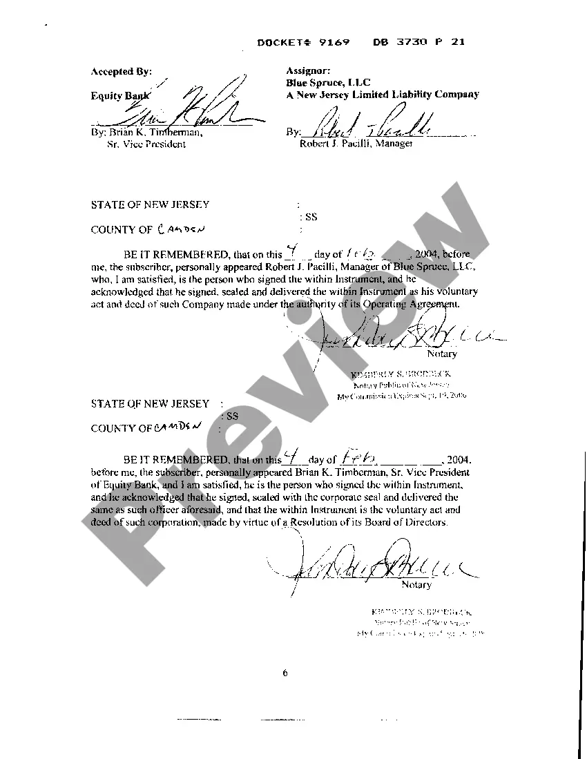 Preview Assignment of Seller's Interest In Agreements Of Sale Building Plans