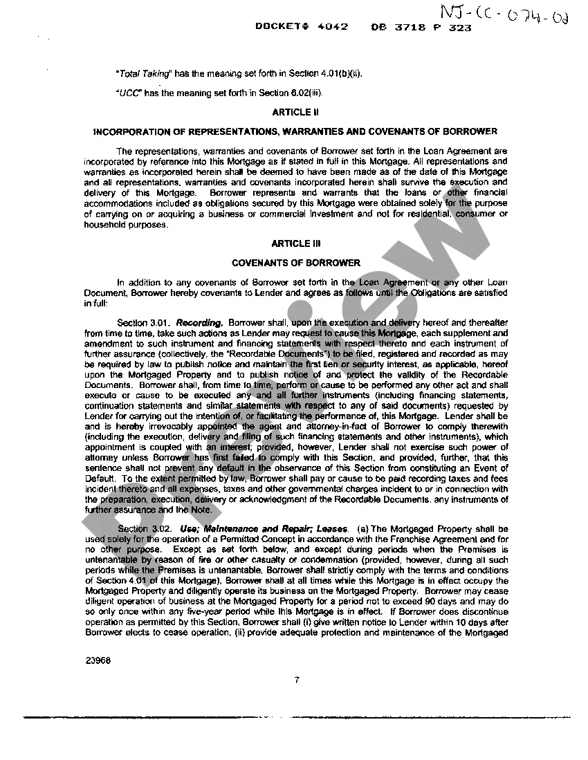 Get A01 Agreement for Extension and Restatement Of Mortgage - part 1 Preview A01 Agreement for Extension and Restatement Of Mortgage - part 1