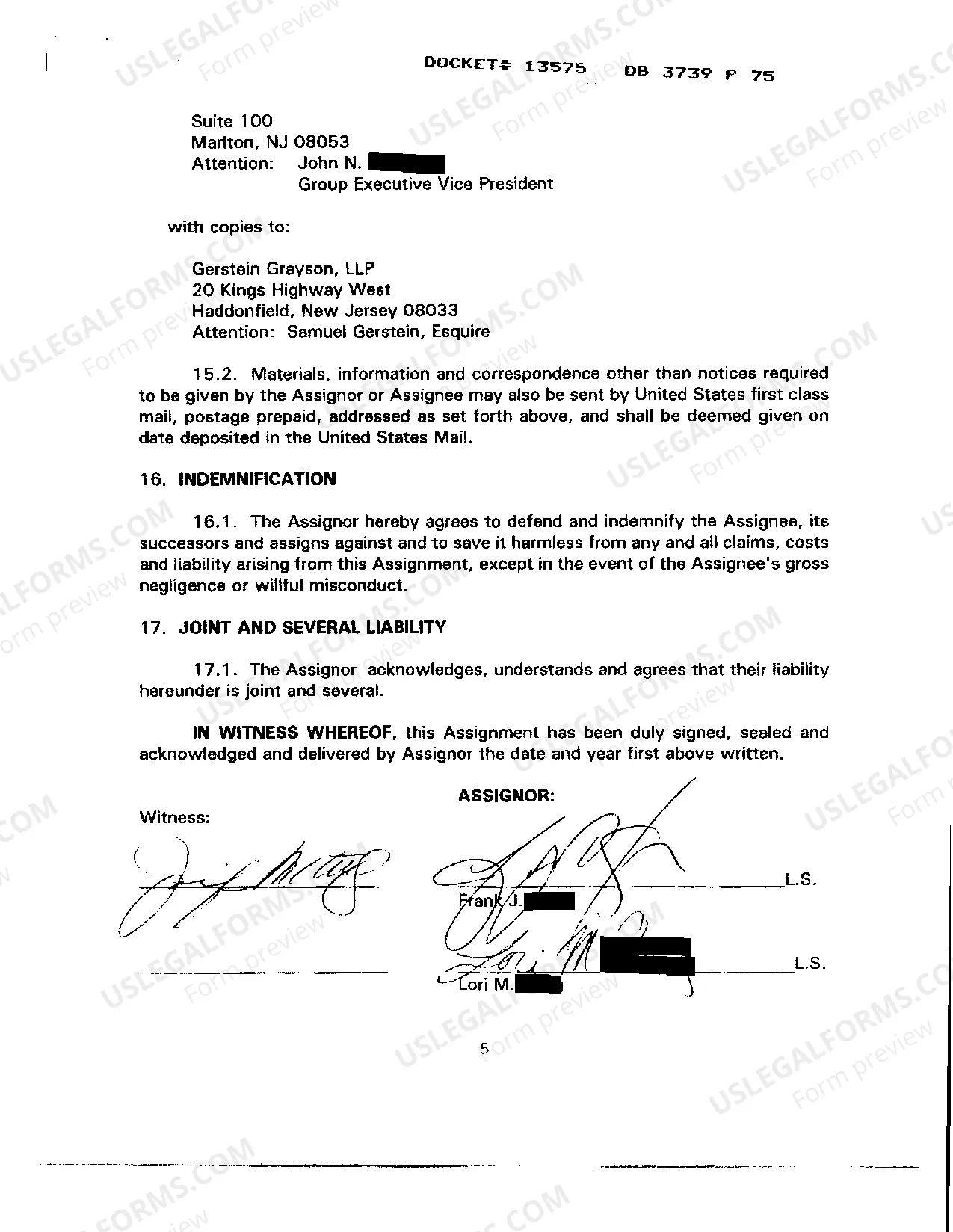 Preview Assignment Of Borrower's Interest In Agreement Of Sale