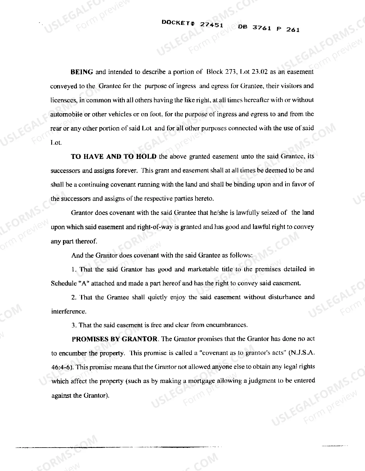 Preview Ingress Egress Easement regarding Driveway for Ingress and Egress