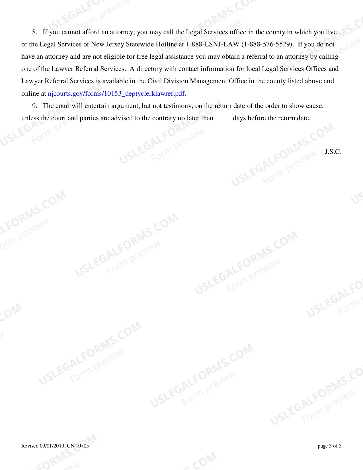 Preview Civil Action Order To Show Cause Preliminary Injunction Pursuant To Rule 4:52