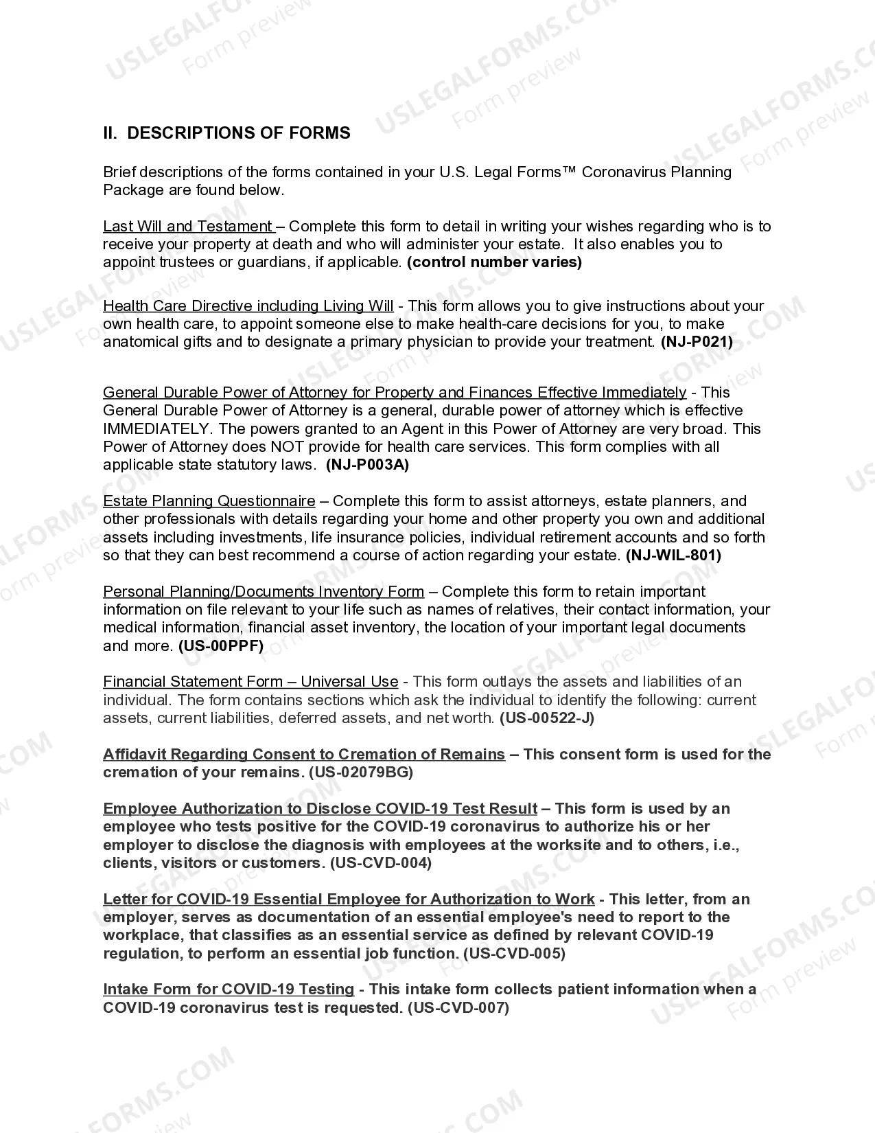 Preview New Jersey Coronavirus COVID-19 Family Planning Package