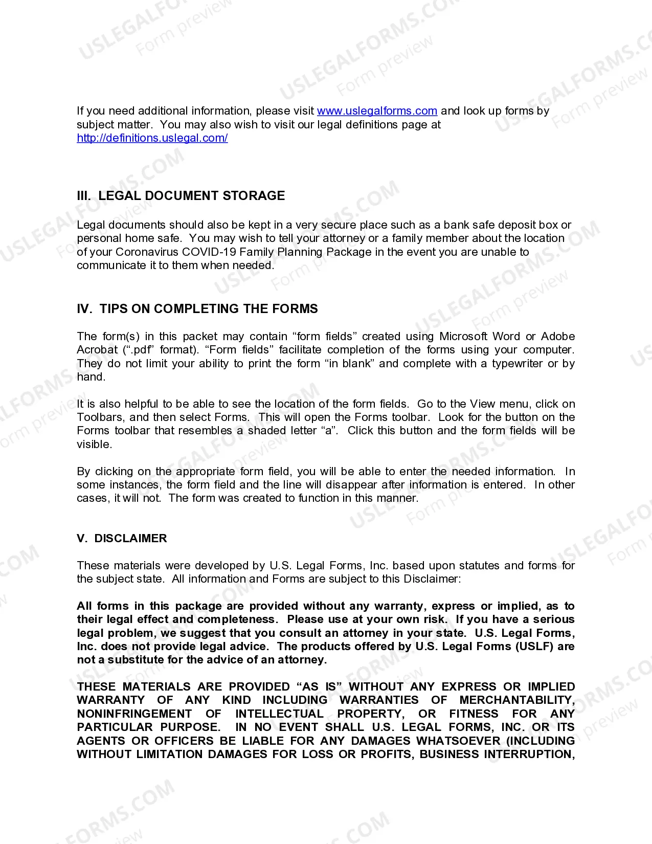 Preview New Jersey Coronavirus COVID-19 Family Planning Package