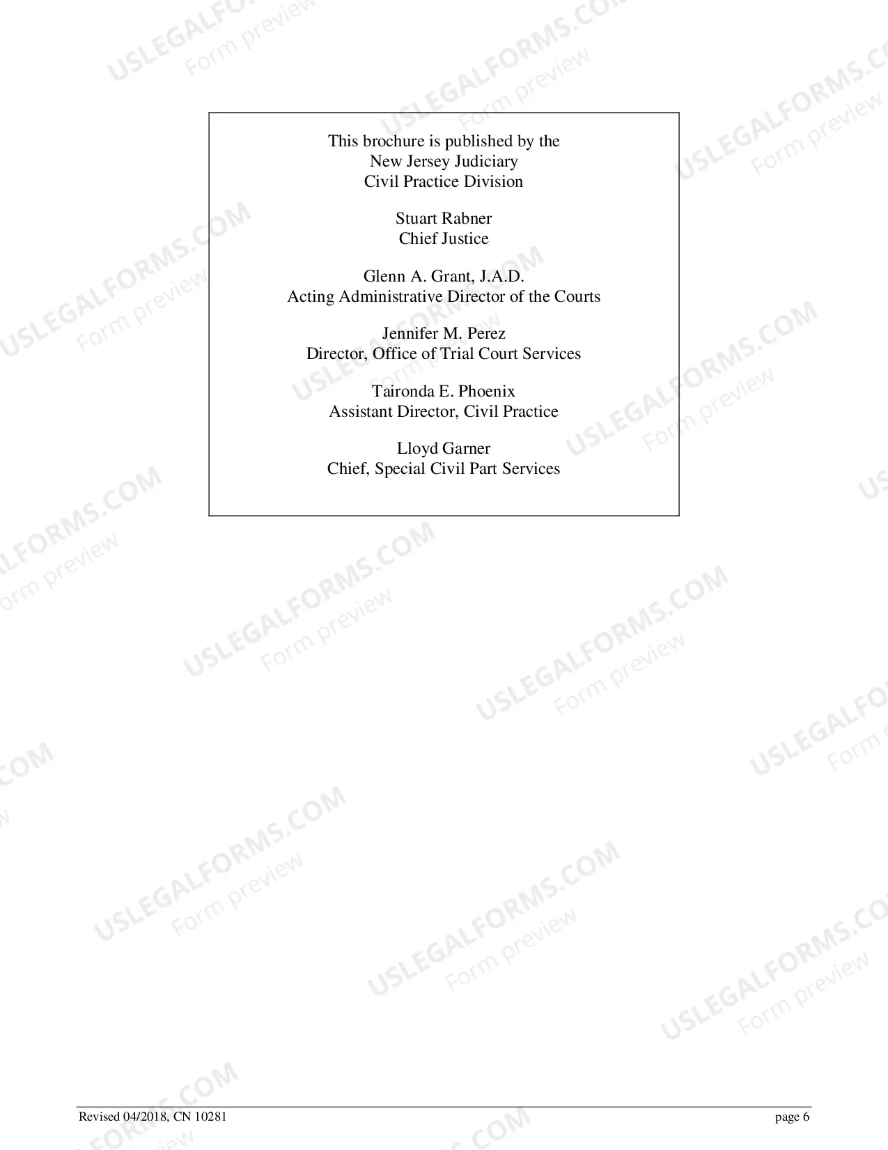 Preview Special Civil A Guide To The Court Superior Court Of New Jersey Law Division Special Civil Part
