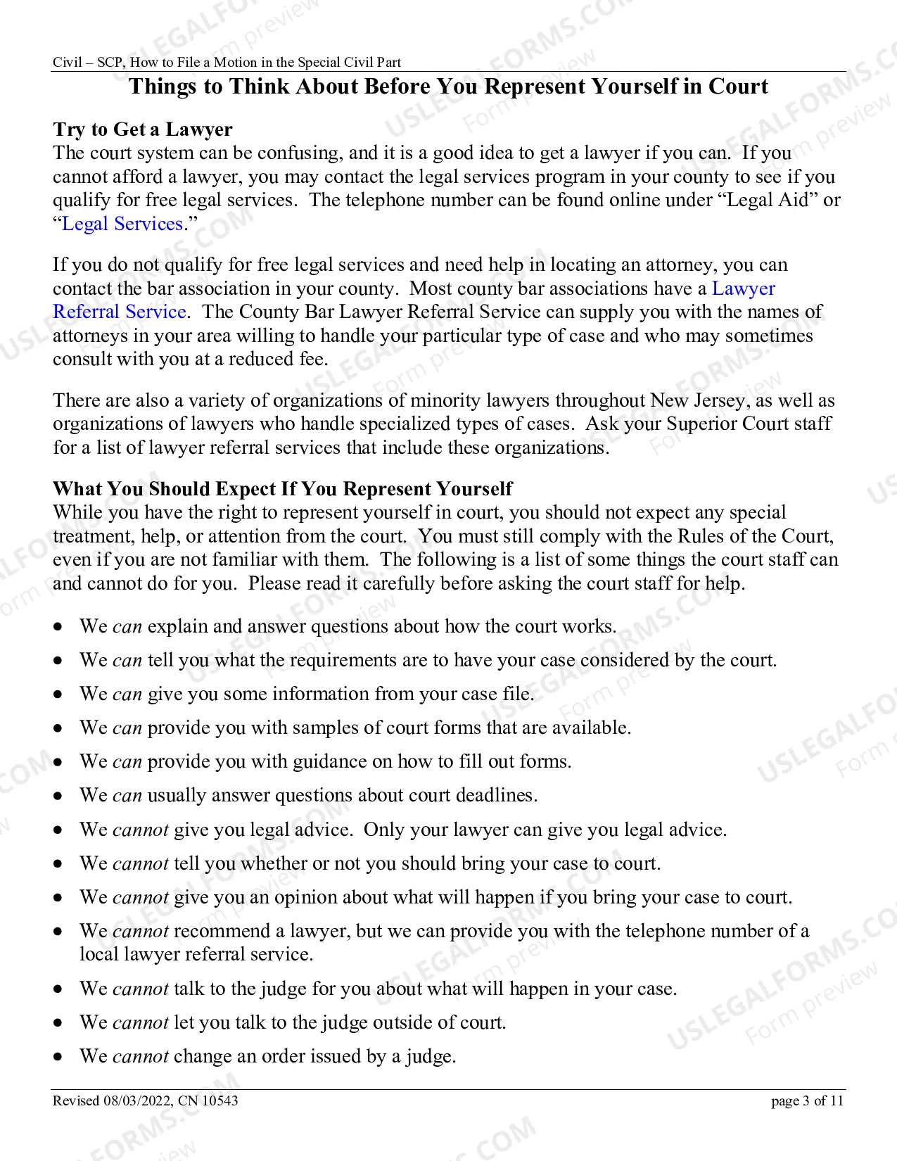 Preview How To File A Motion In The Special Civil Part