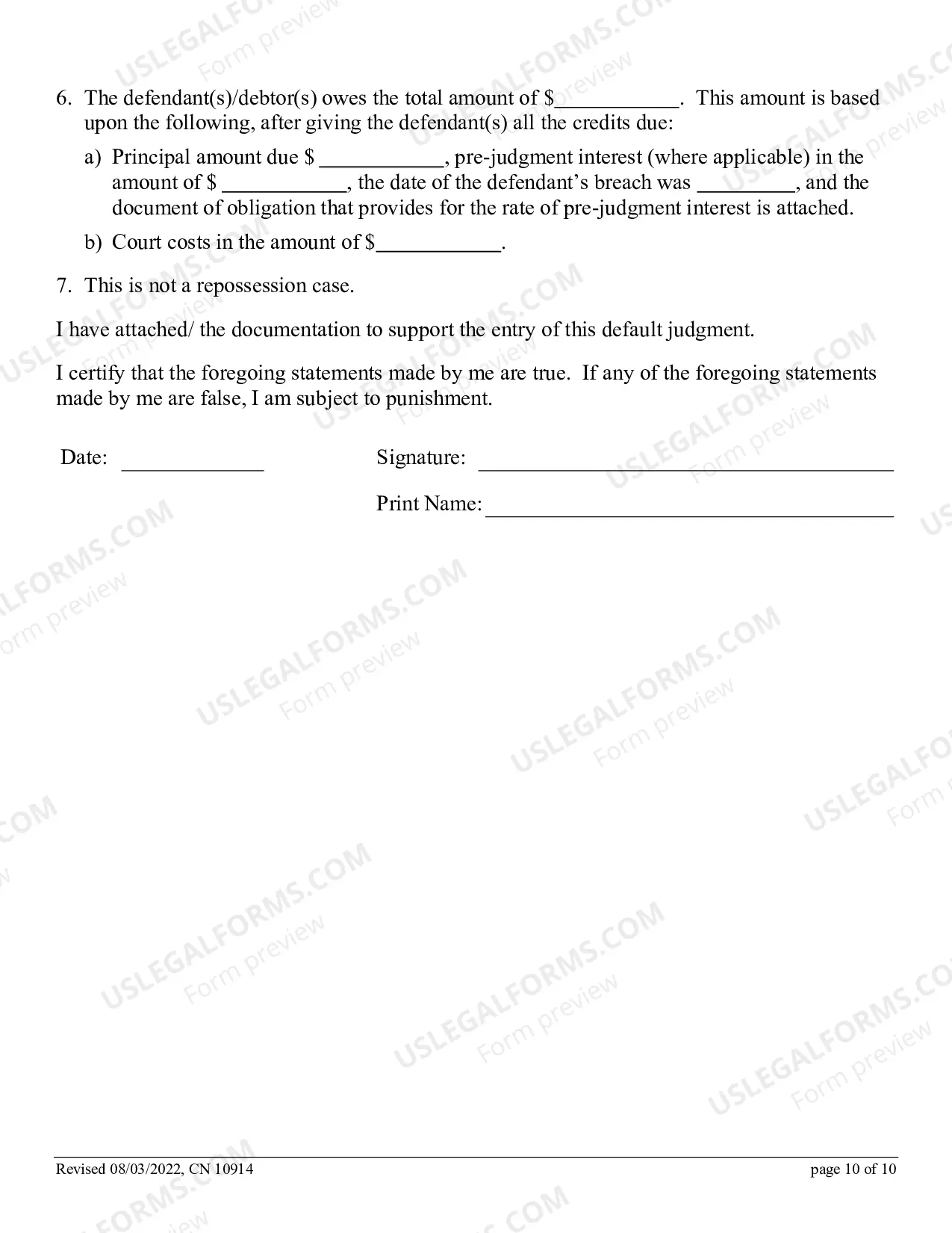Preview How to Request a Default Judgment in the Superior Court of New Jersey - Special Civil Part (Small Claims and Regular Special Civil Part Cases)