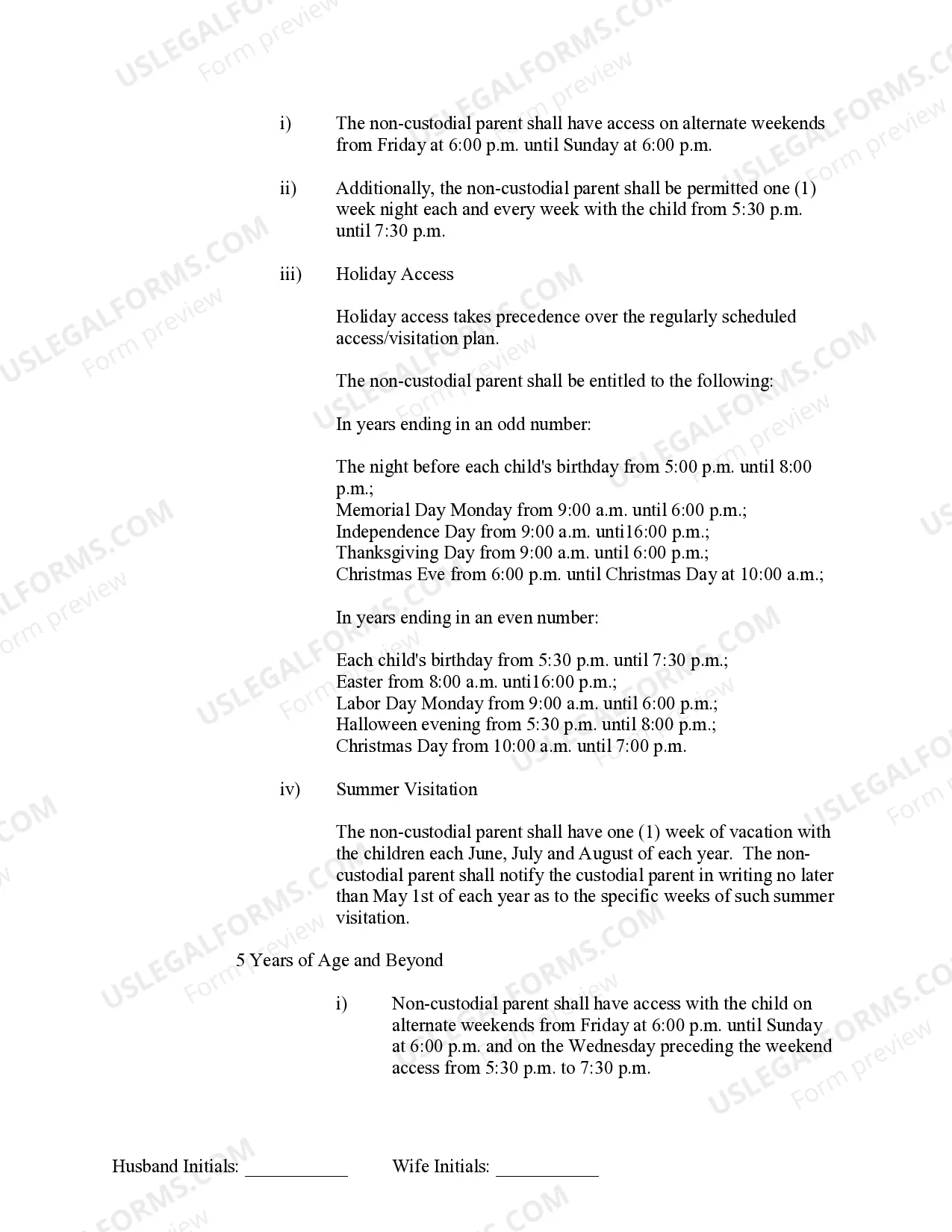 Preview Marital Domestic Separation and Property Settlement Agreement Minor Children no Joint Property or Debts effective Immediately