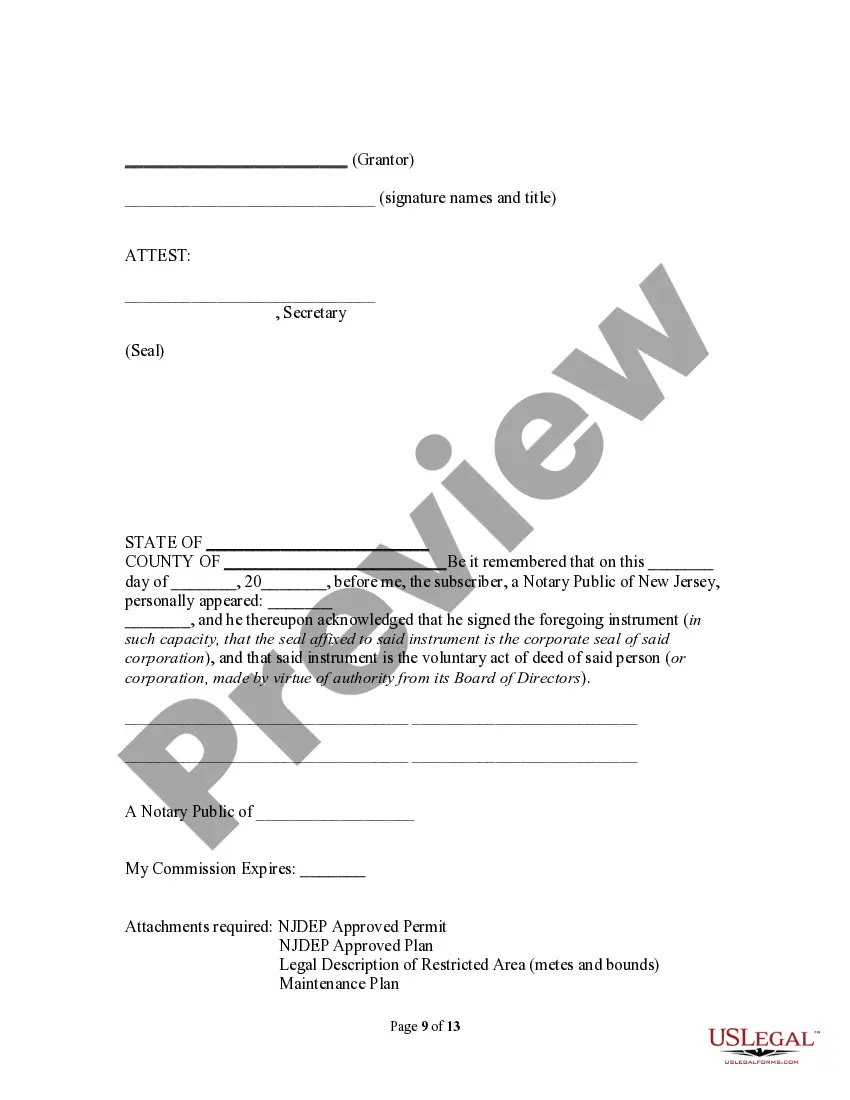 Preview Grant of Conservation Ristriction/Easement