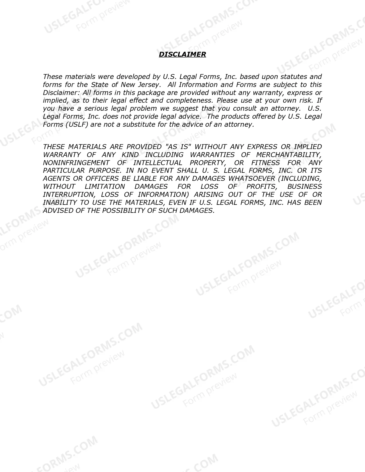 Preview New Jersey Foreign Judgment Enrollment