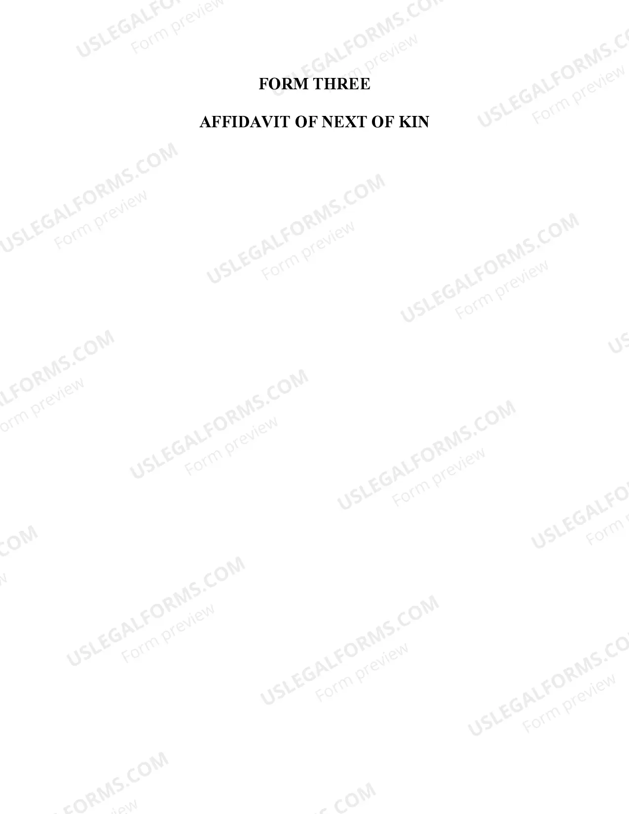 Preview Small Estate Affidavit for estates under 20,000