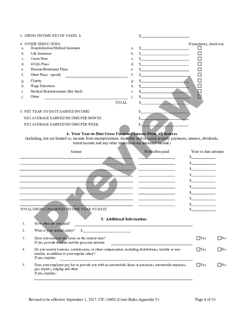 Get Family Part Case Information Statement Preview Family Part Case Information Statement