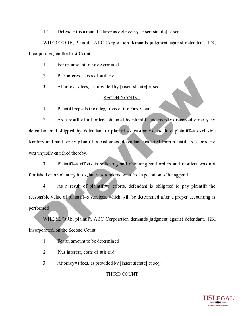 Get Complaint Breach of Commission Contract Preview Complaint Breach of Commission Contract