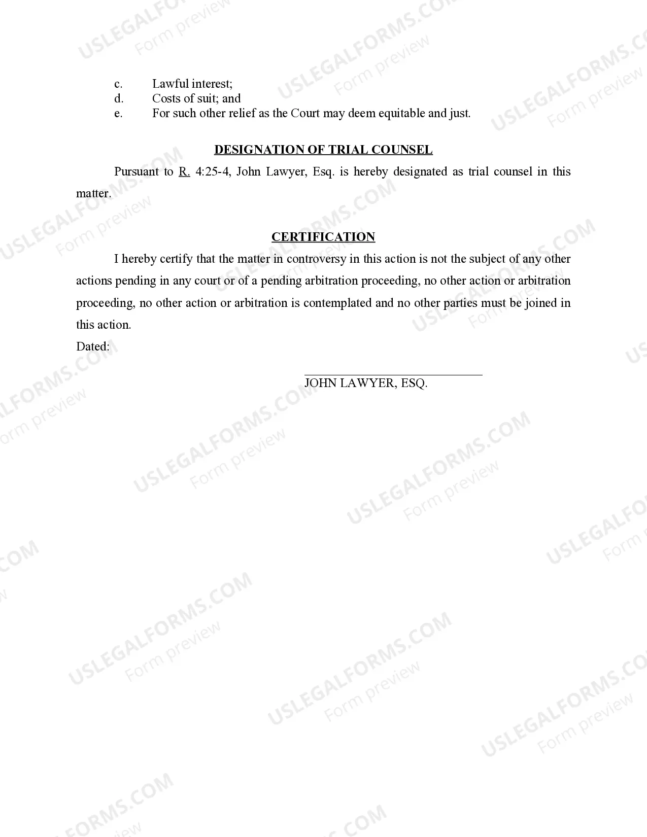 Preview Complaint Consumer Fraud Act by Tenant for Mold