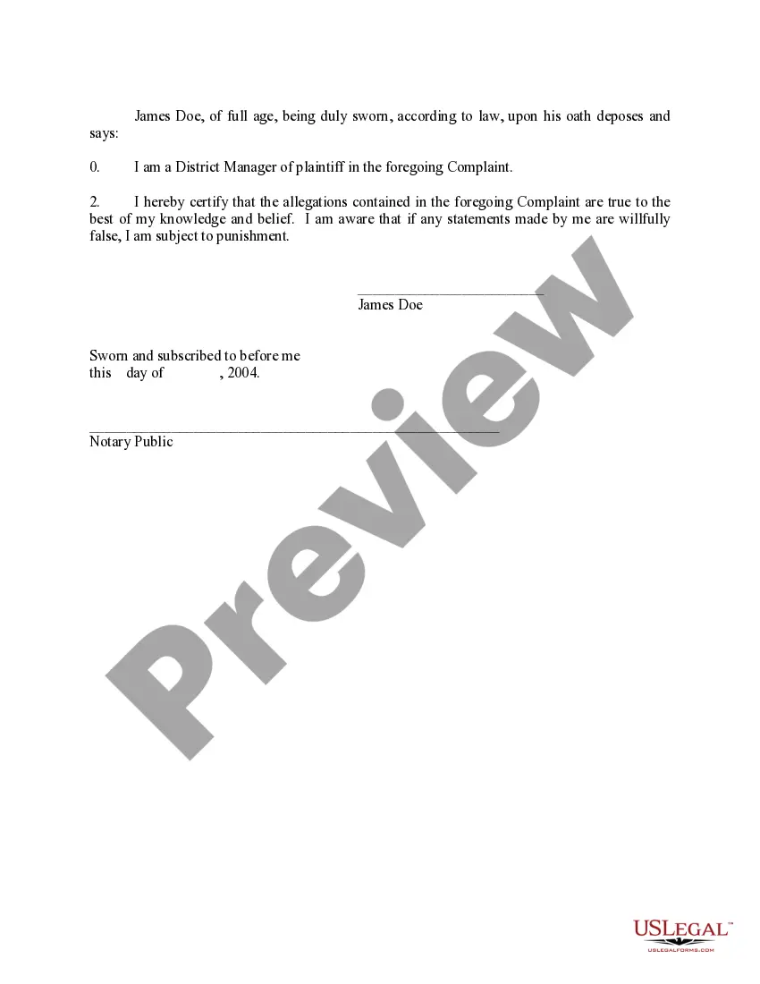 Preview Complaint in Ejectment