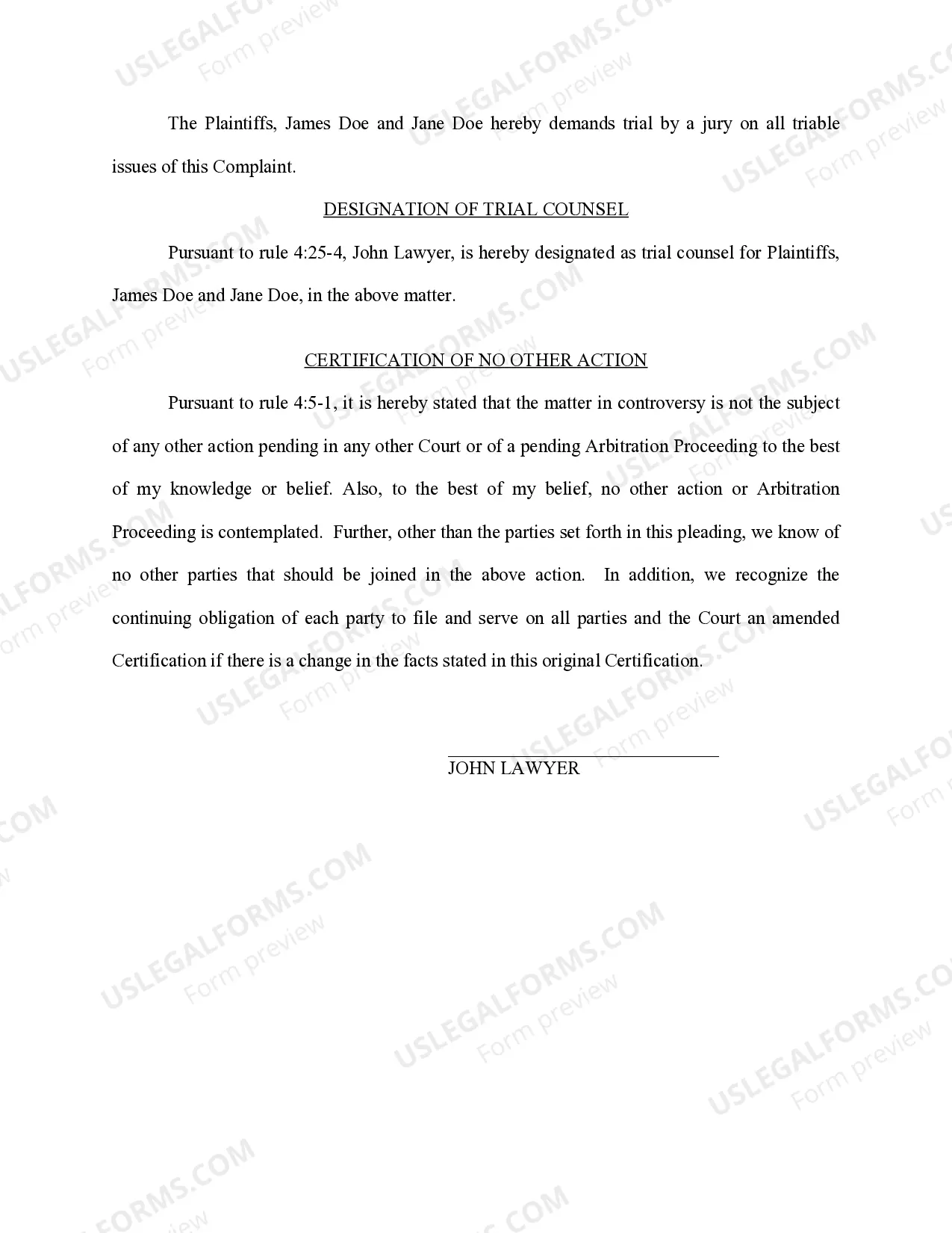 Preview Complaint Personal Injuries Against Home Contractor
