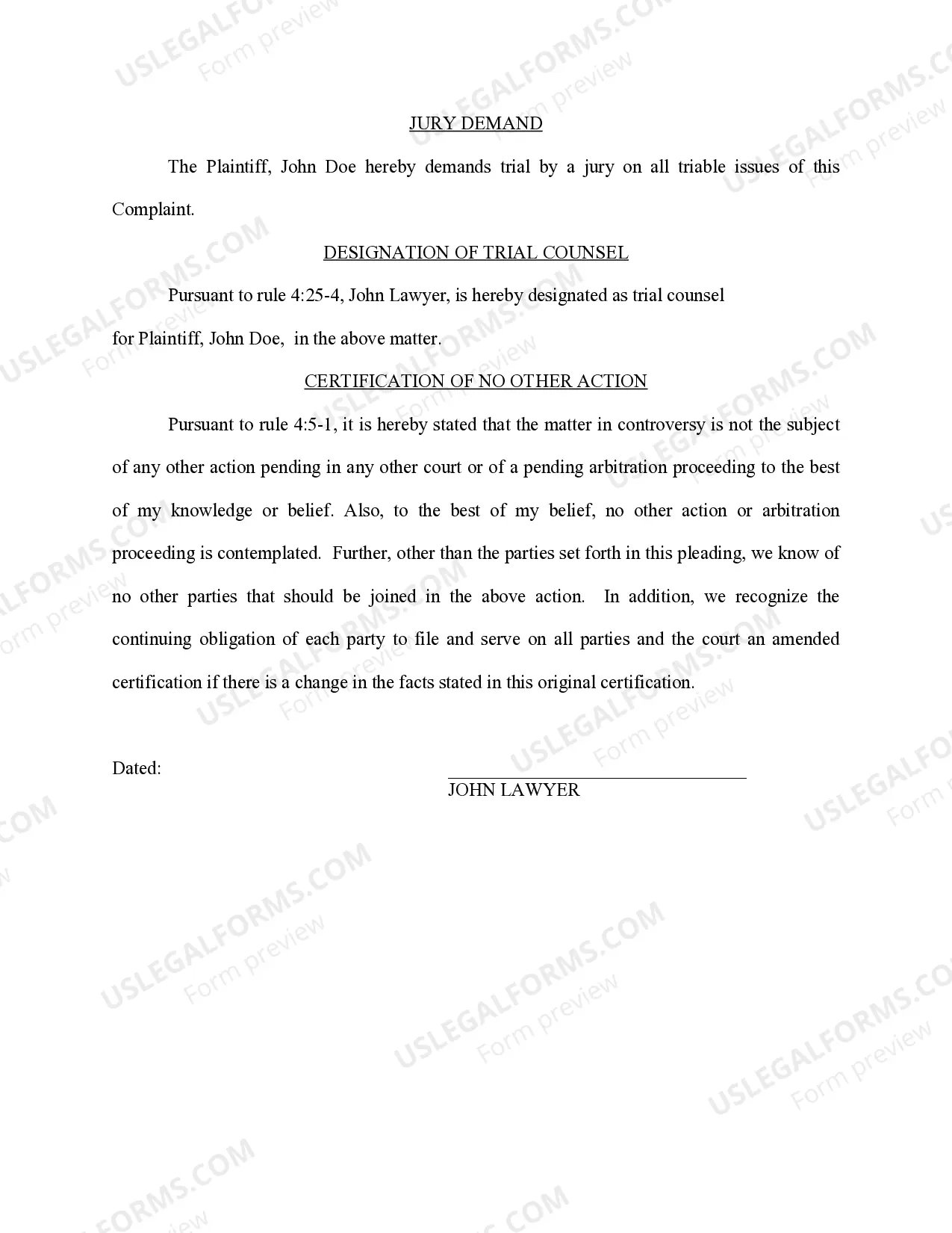 Preview Complaint Personal Injuries House Guest