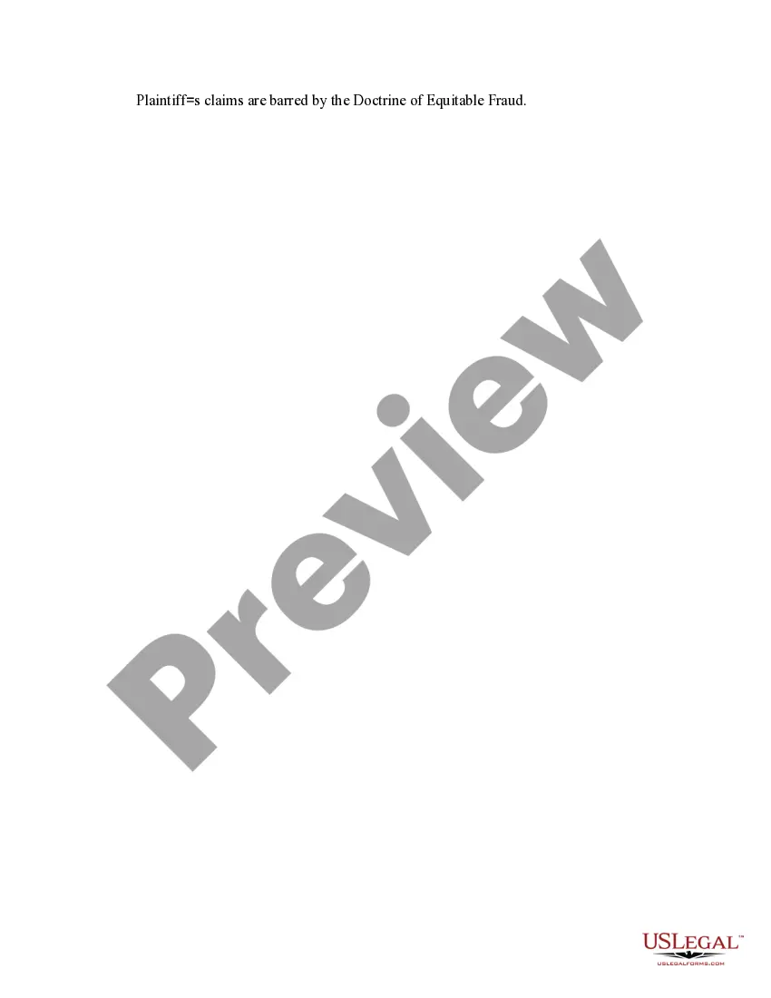 Get Sample Affirmative Defenses Preview Sample Affirmative Defenses