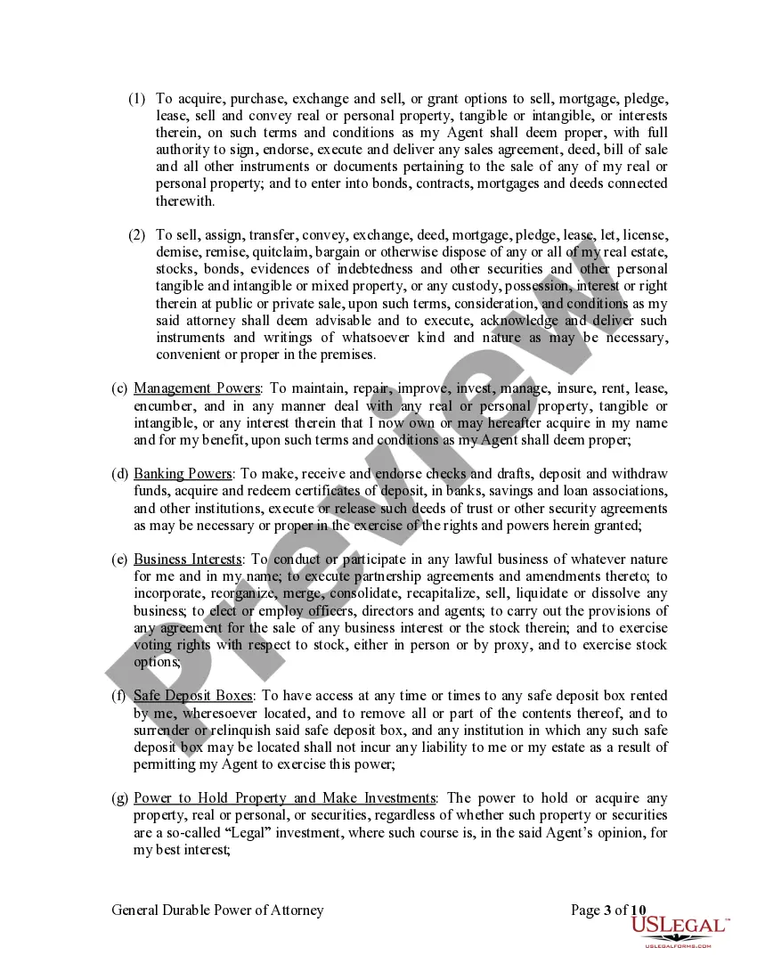 Get General Durable Power of Attorney for Property and Finances or Financial Effective Immediately Preview General Durable Power of Attorney for Property and Finances or Financial Effective Immediately
