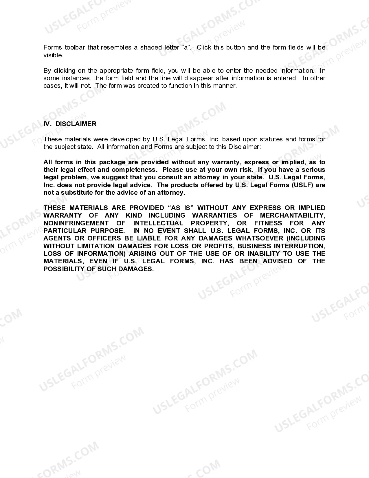 Preview New Jersey Living Wills and Health Care Package