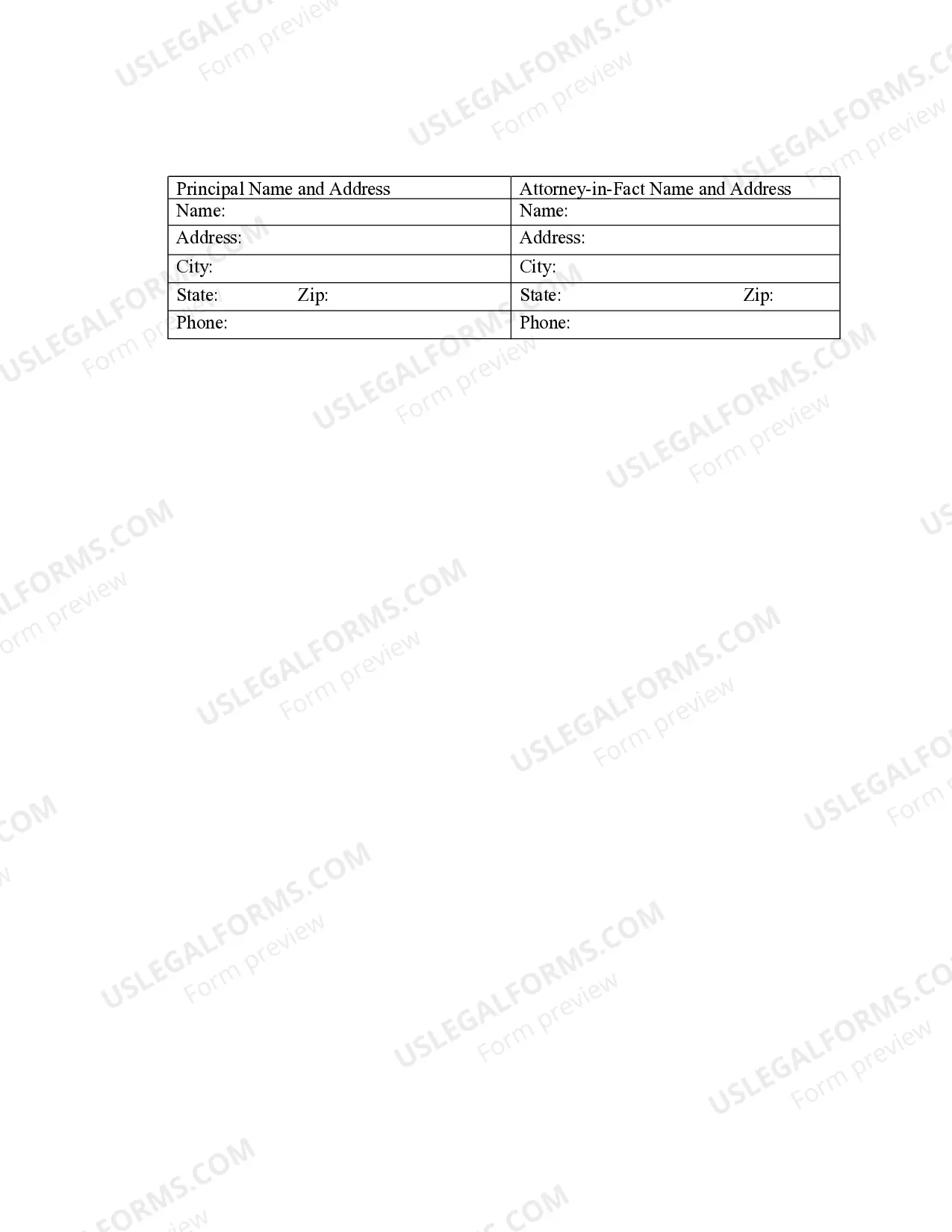 Preview Special or Limited Power of Attorney for Real Estate Purchase Transaction by Purchaser